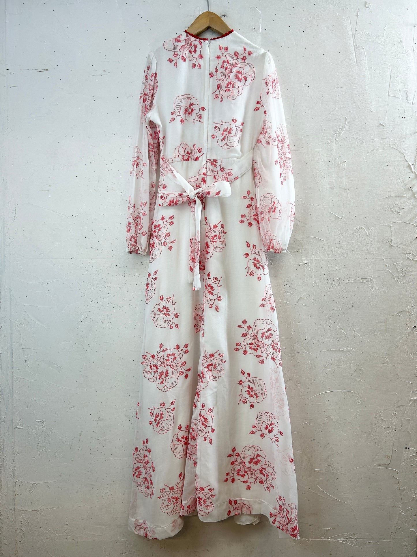 '70s Vintage Dress 〜Montgomery WARD〜 [J30638]