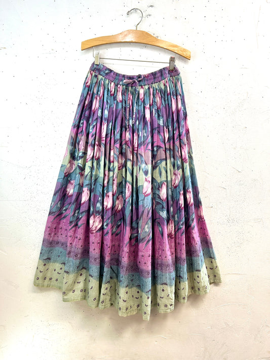 Vintage Skirt  Made In INDIA [E32357]