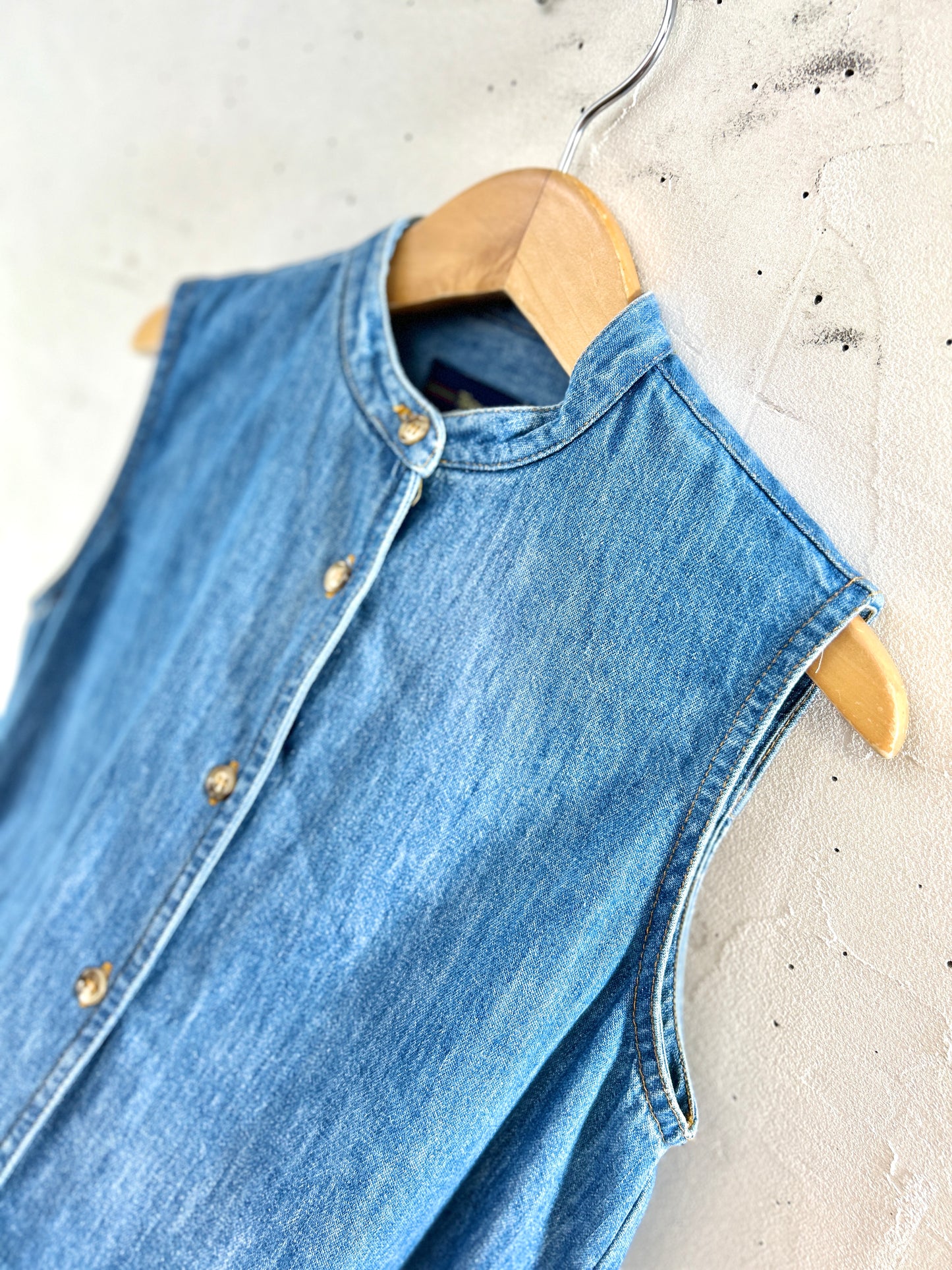 Vintage Denim Vest MADE IN USA [J30475]