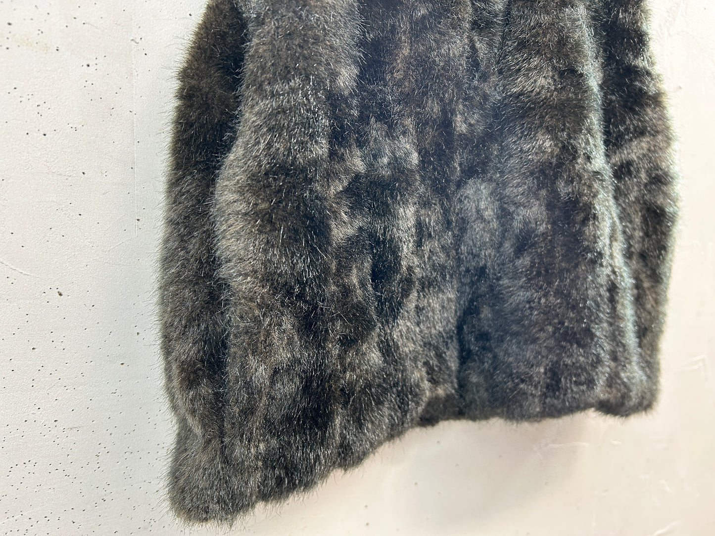 Vintage Eco Fur Vest [L31048]