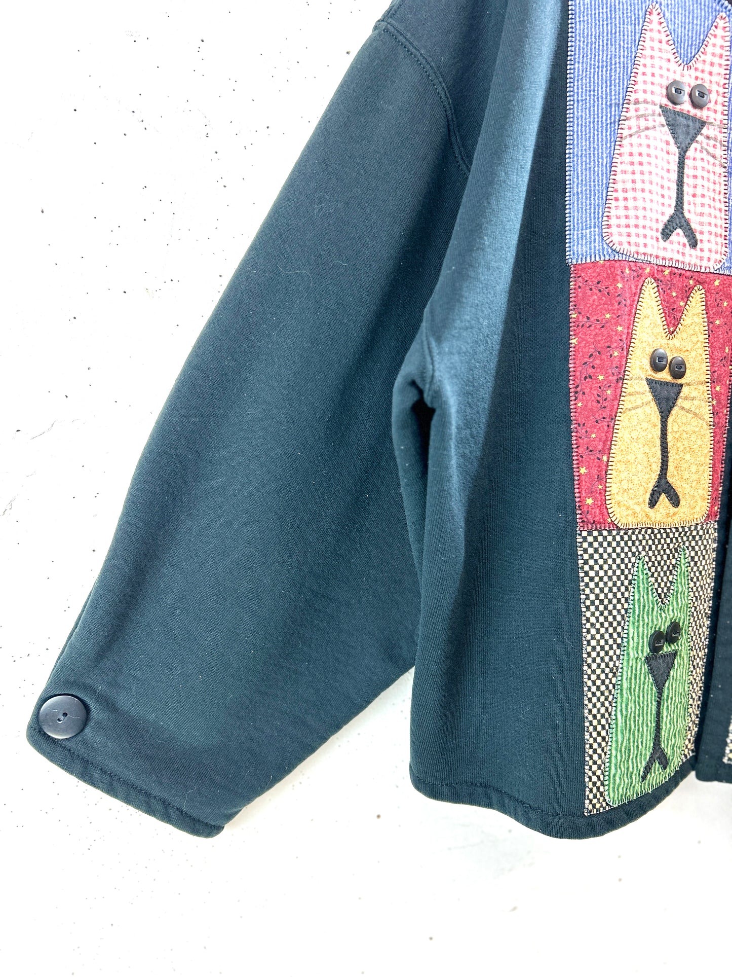 Vintage Sweat Cardigan MADE IN USA [J30560]