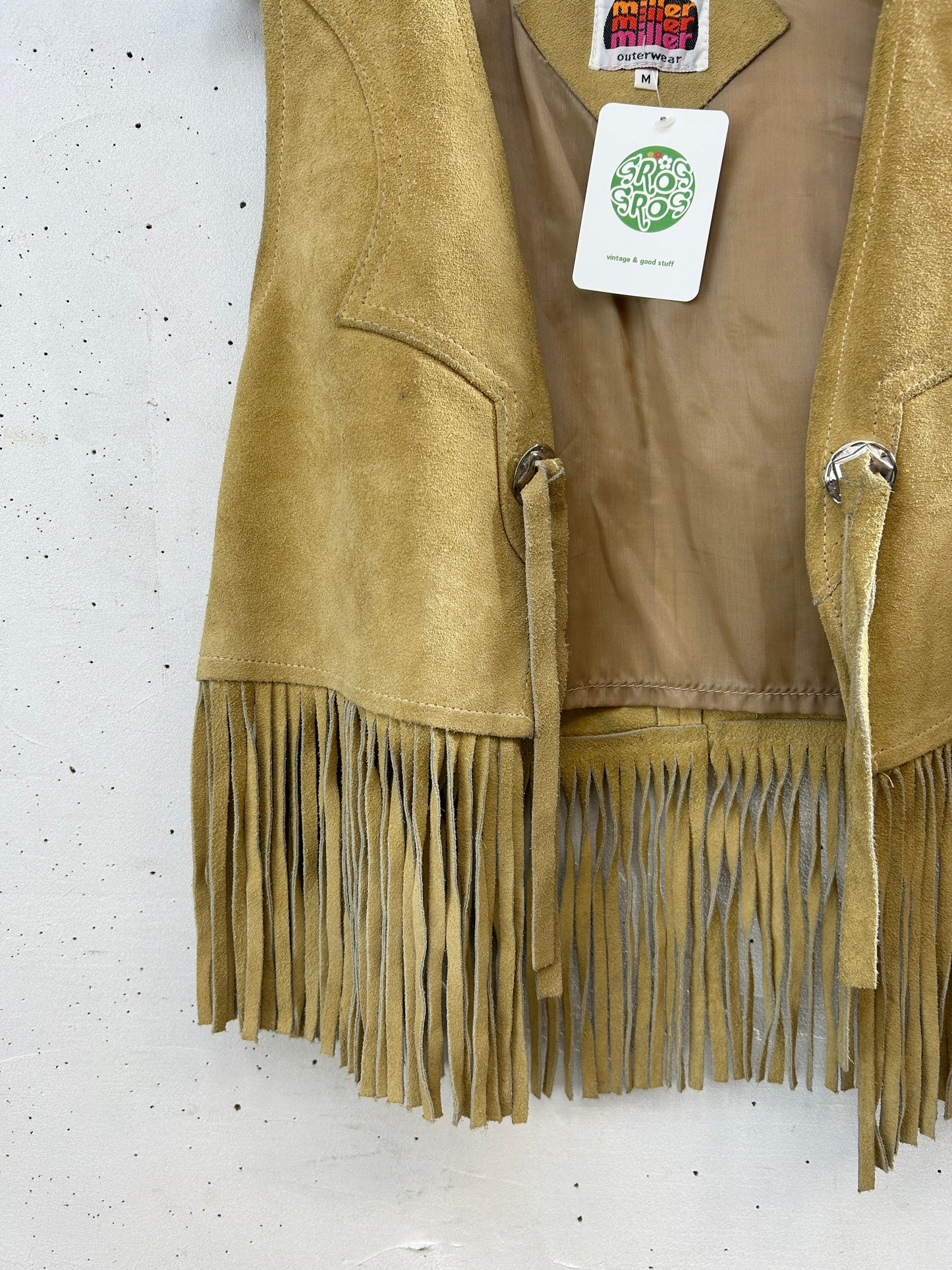 Vintage Leather Vest [H30919]