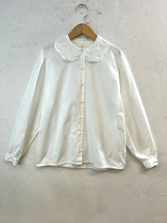 Vintage White Blouse [G33105]