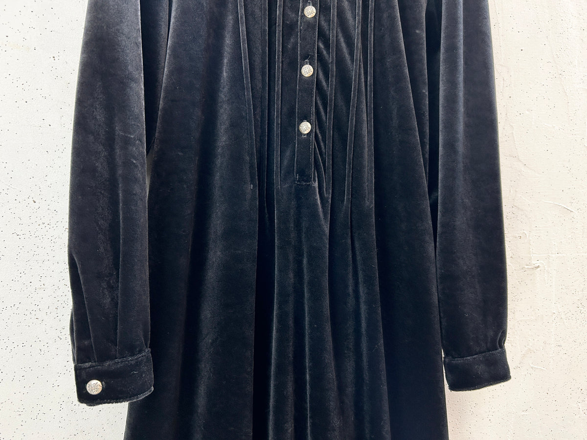 Vintage Velours Dress 〜MADE IN USA〜 [I34012]
