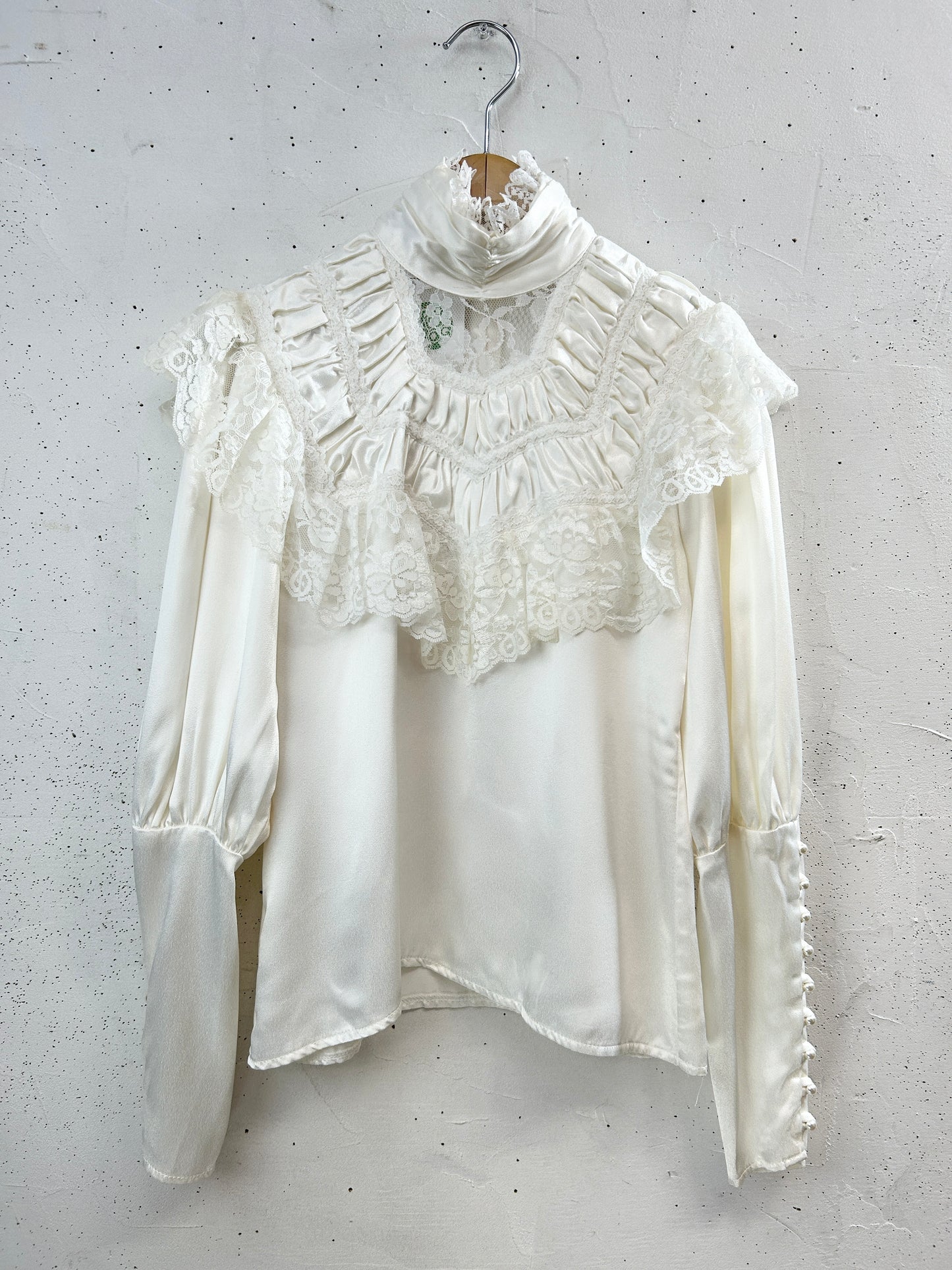 Vintage White Blouse 〜GUNNE SAX〜 [H33386]