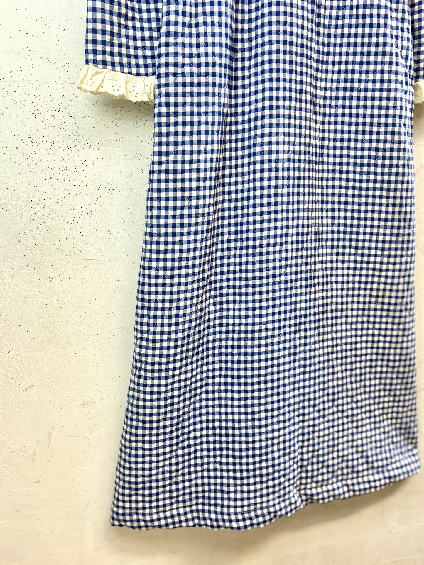 '70sVintage Quilting Gown [L31158]