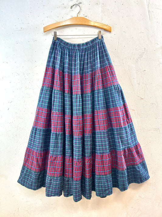 Vintage Tiered Skirt [K30731]