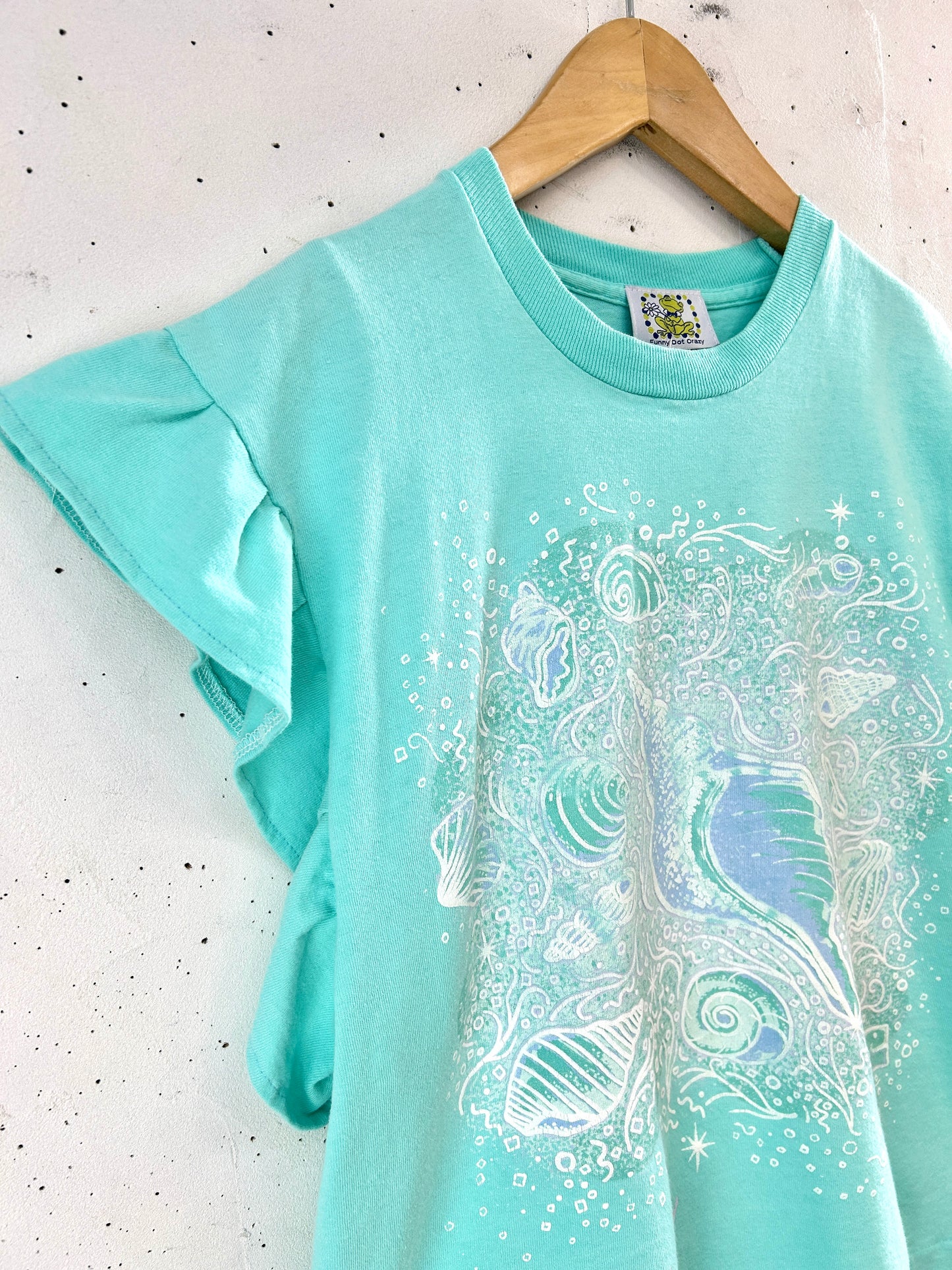 Vintage T Shirt 〜Funny dot CRAZY〜 [E32399]