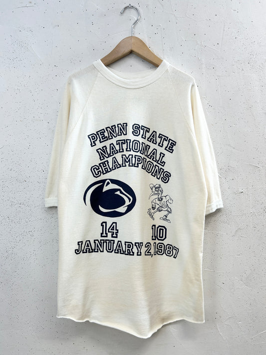 Vintage College T-shirt 〜MADE IN USA〜  [J34191]