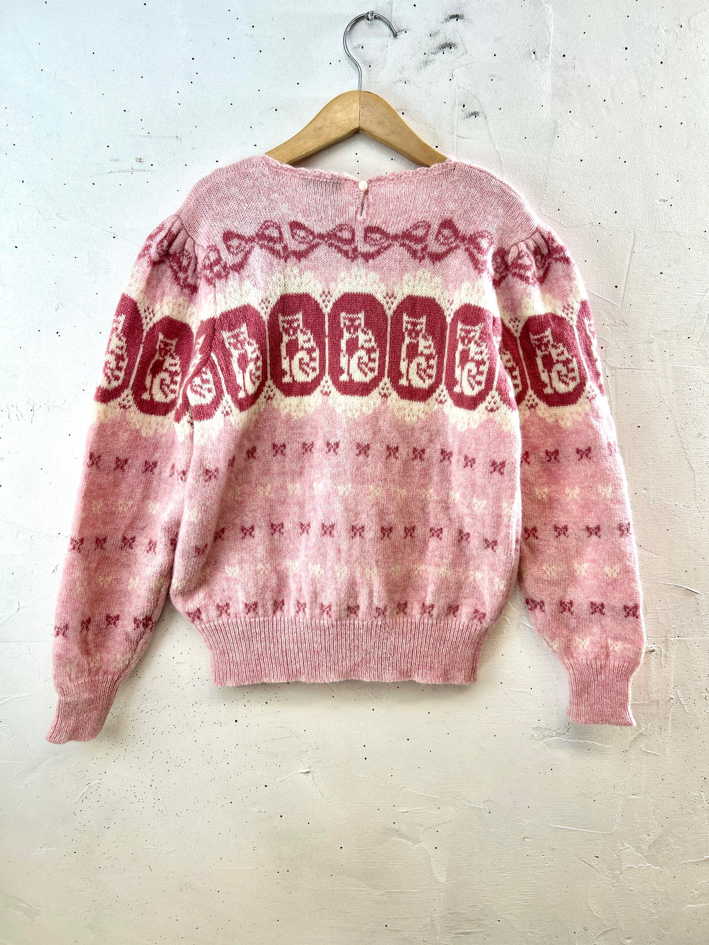 '80sVintage Hand Knit Sweater 〜SUSAN BRISTOL〜 [J30488]