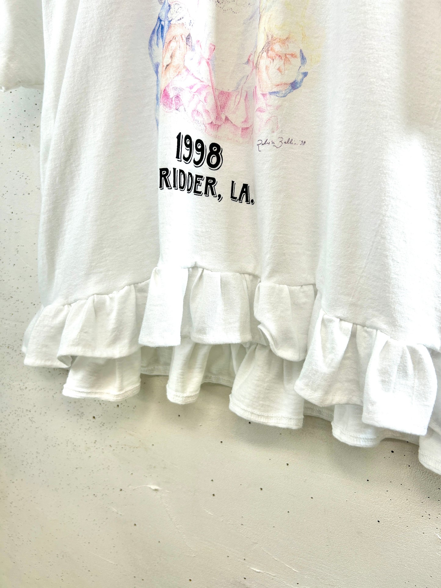 Vintage T Shirt 〜Funny dot CRAZY〜 [E32365]