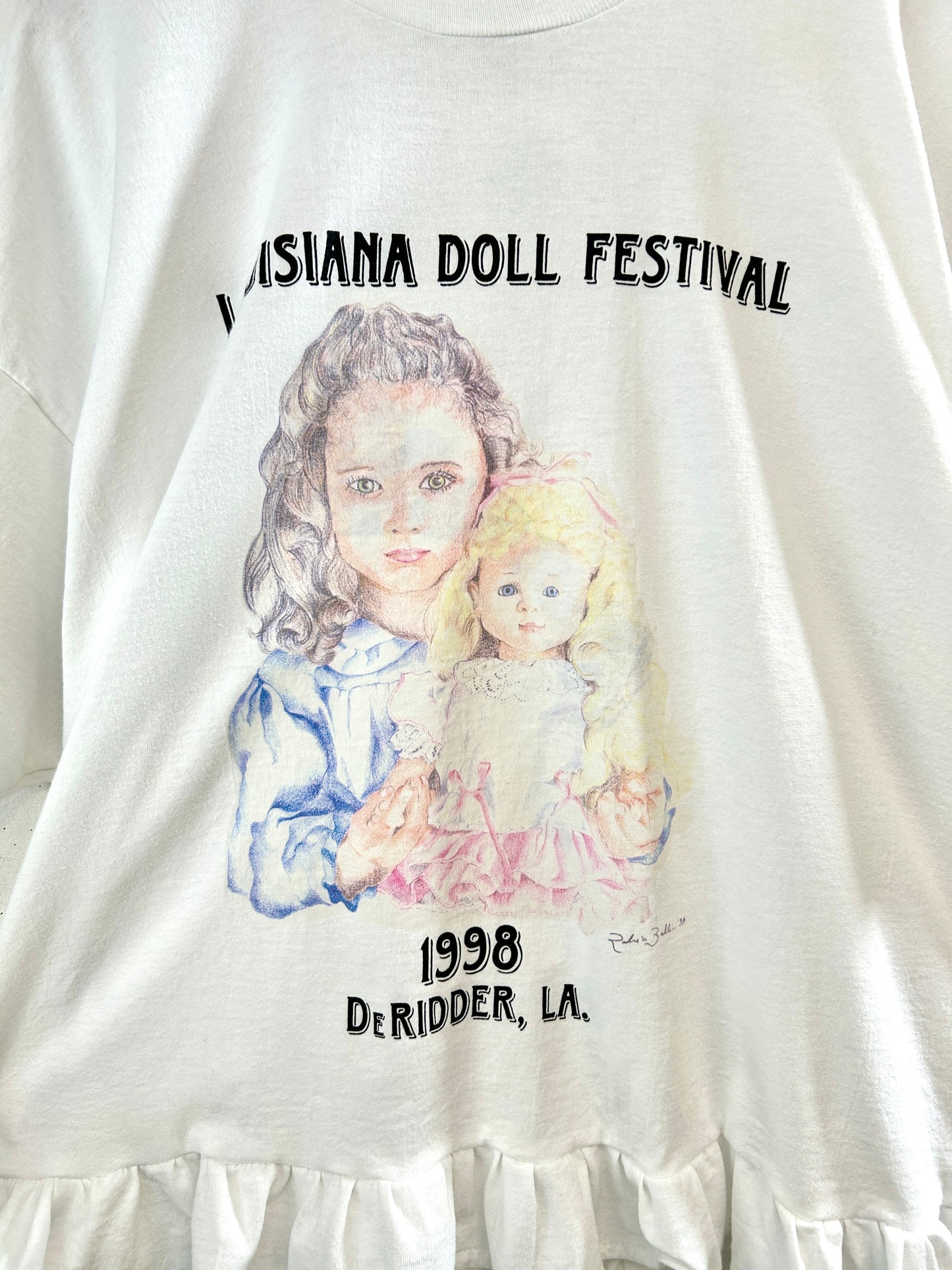 Vintage T Shirt 〜Funny dot CRAZY〜 [E32365]