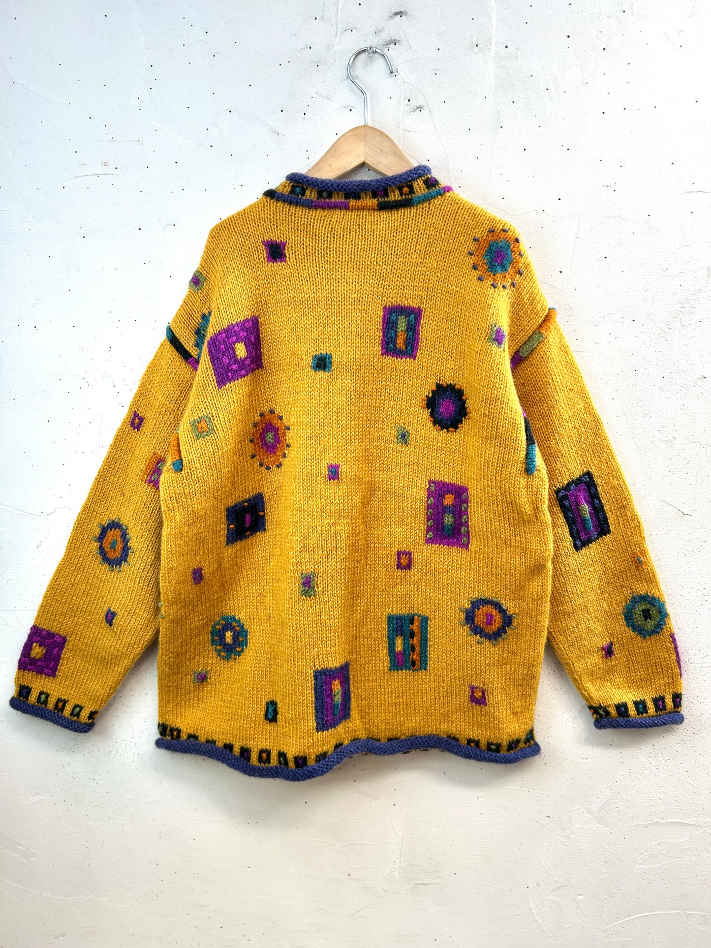 Vintage Hand Knit Cardigan [L31063]