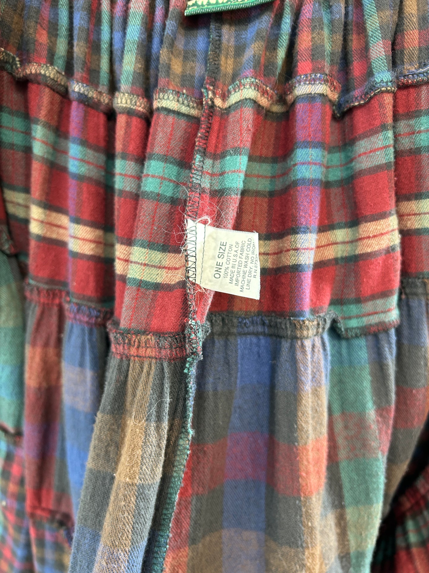 Vintage Tired Skirt [A31285]