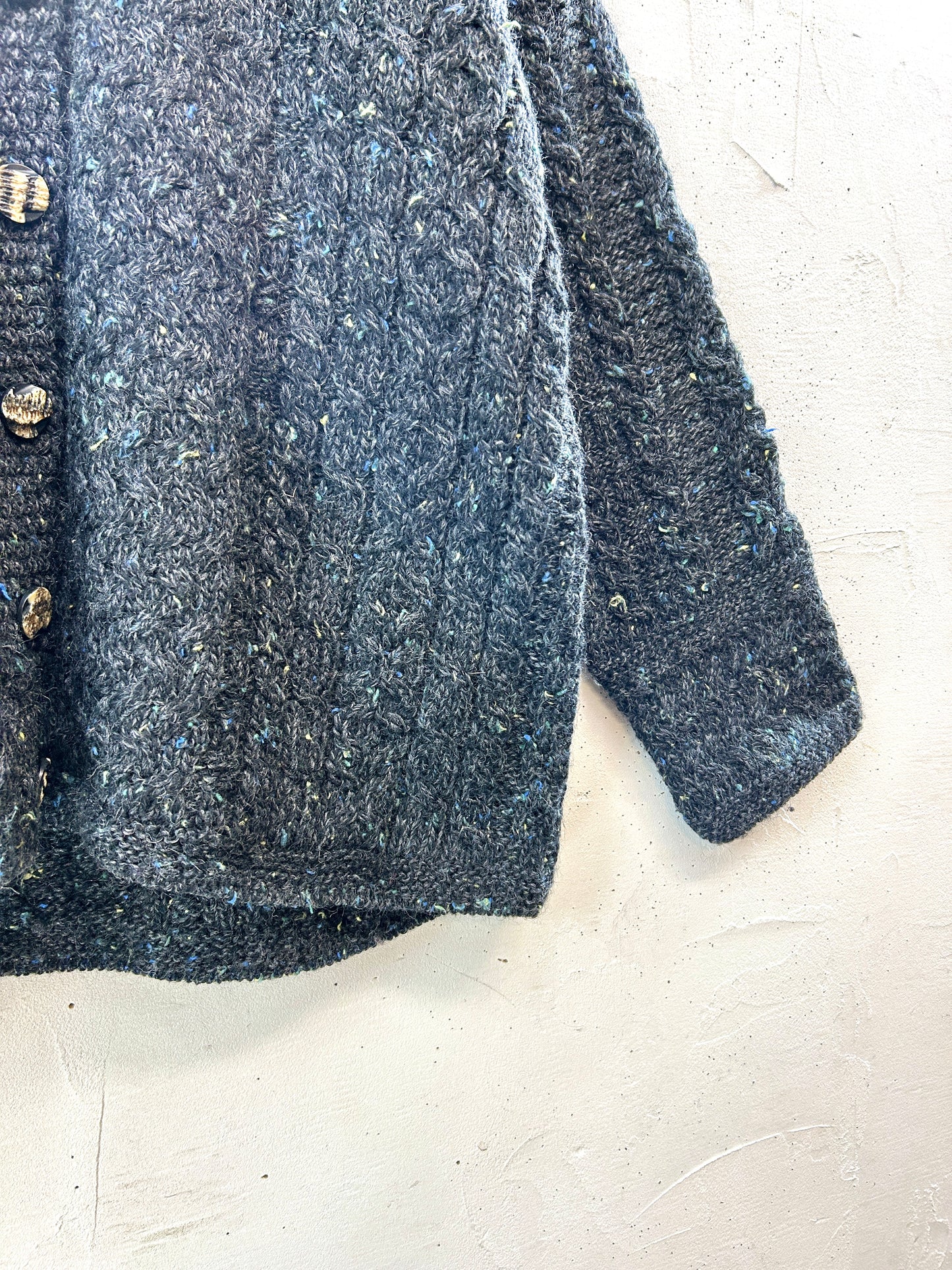 Vintage Knit Cardigan MADE IN IRELAND [K30886]
