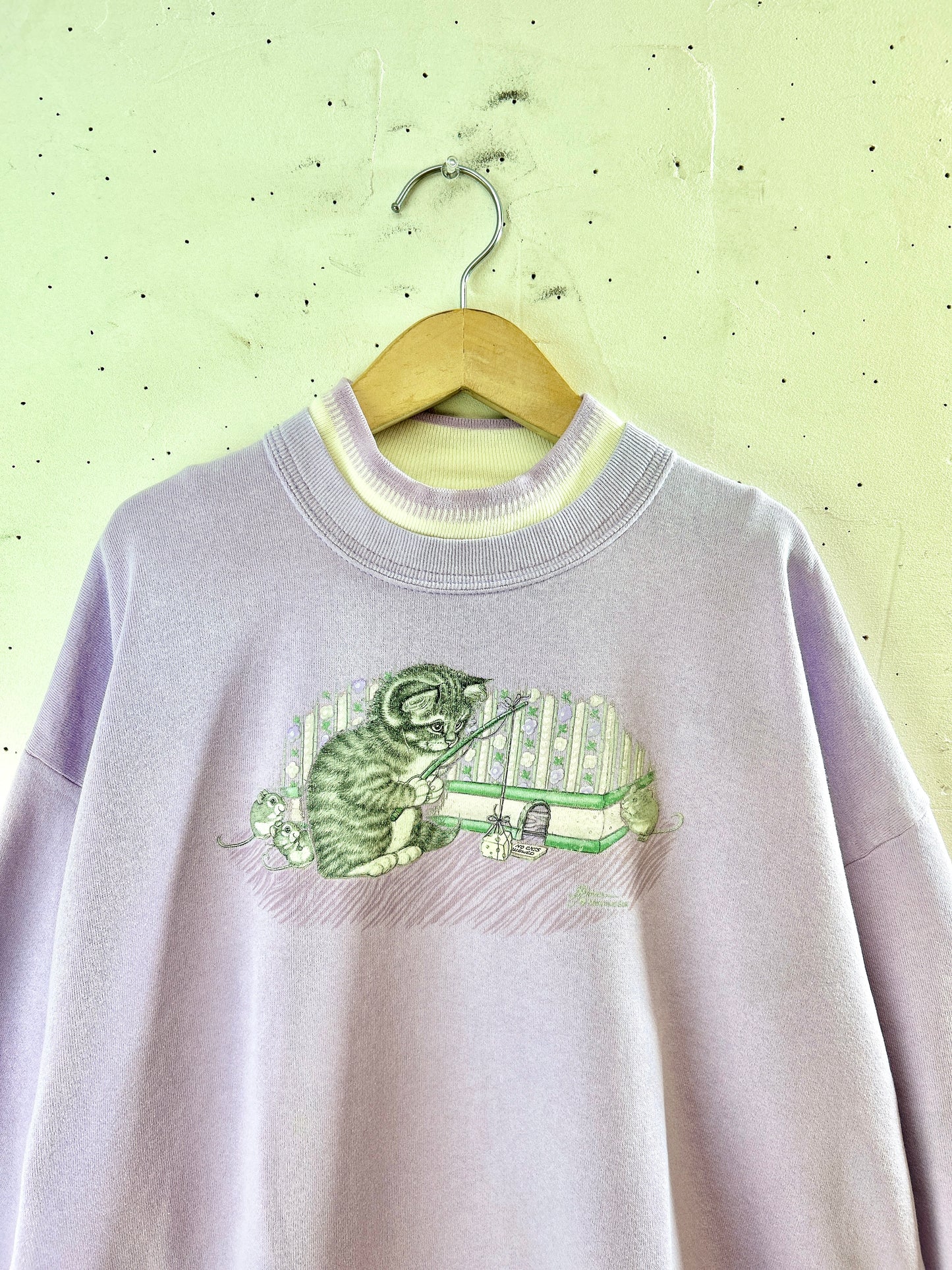 Vintage Custom Sweat 〜MORNING SUN〜 MADE IN USA [I30245]