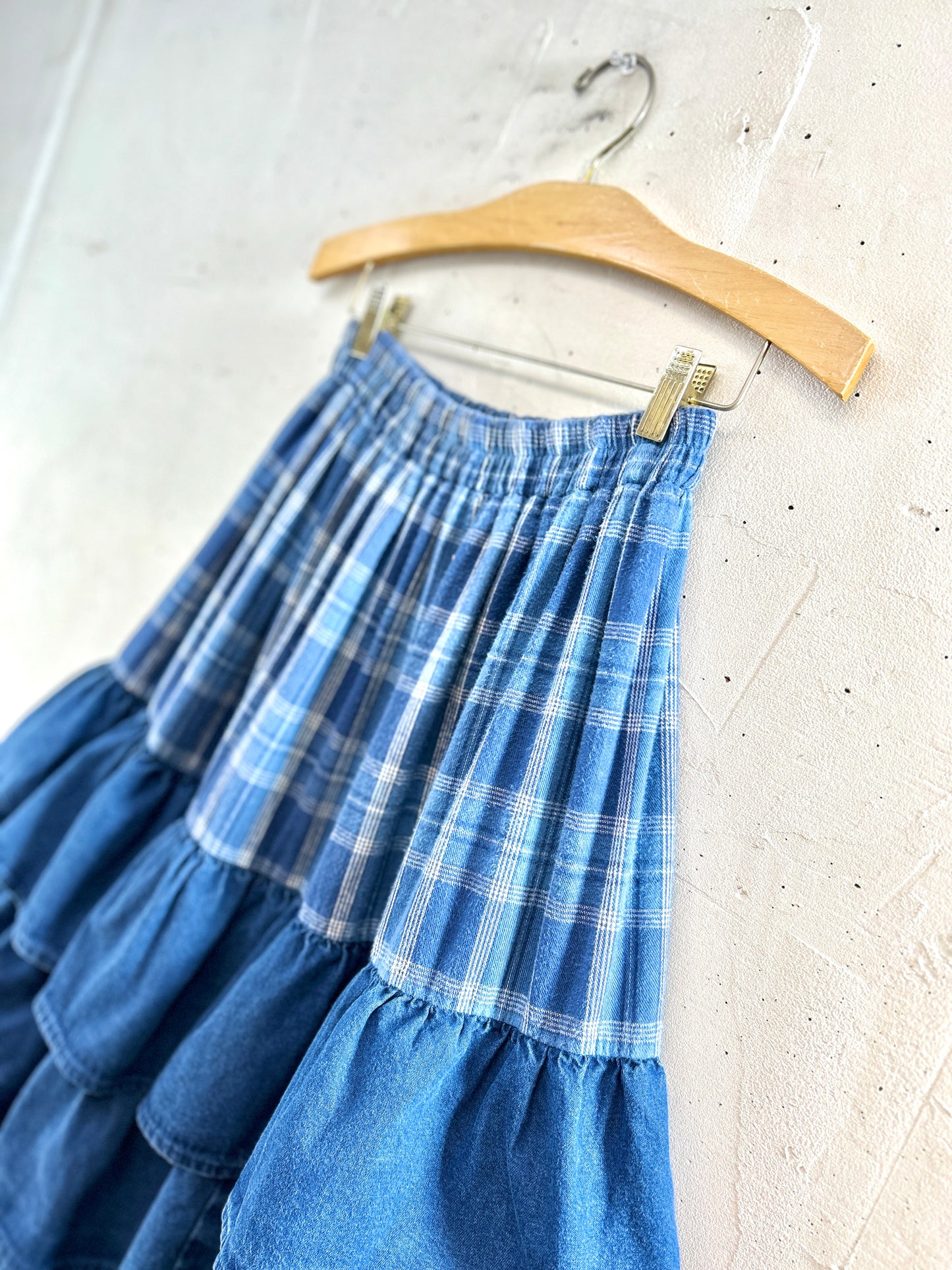 Vintage Denim Skirt MADE IN USA [K30777]