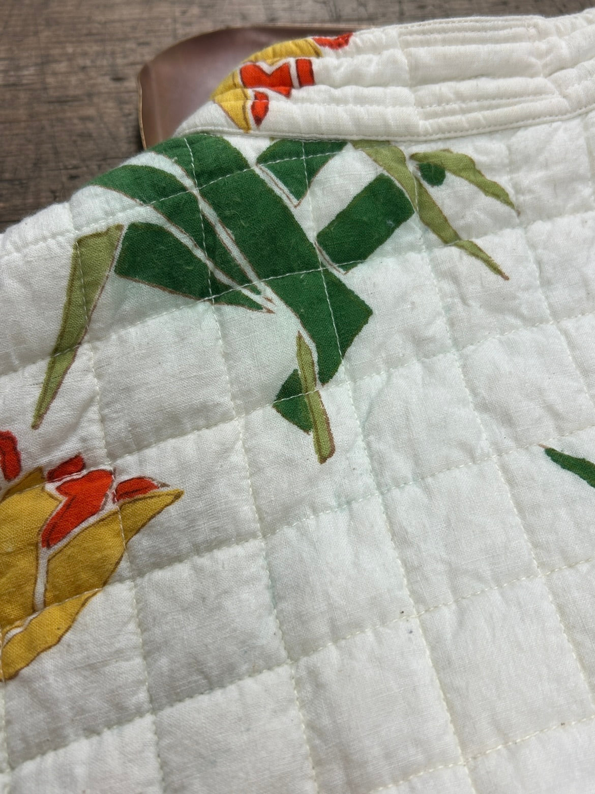 Vintage Quilting Vest [D32155]