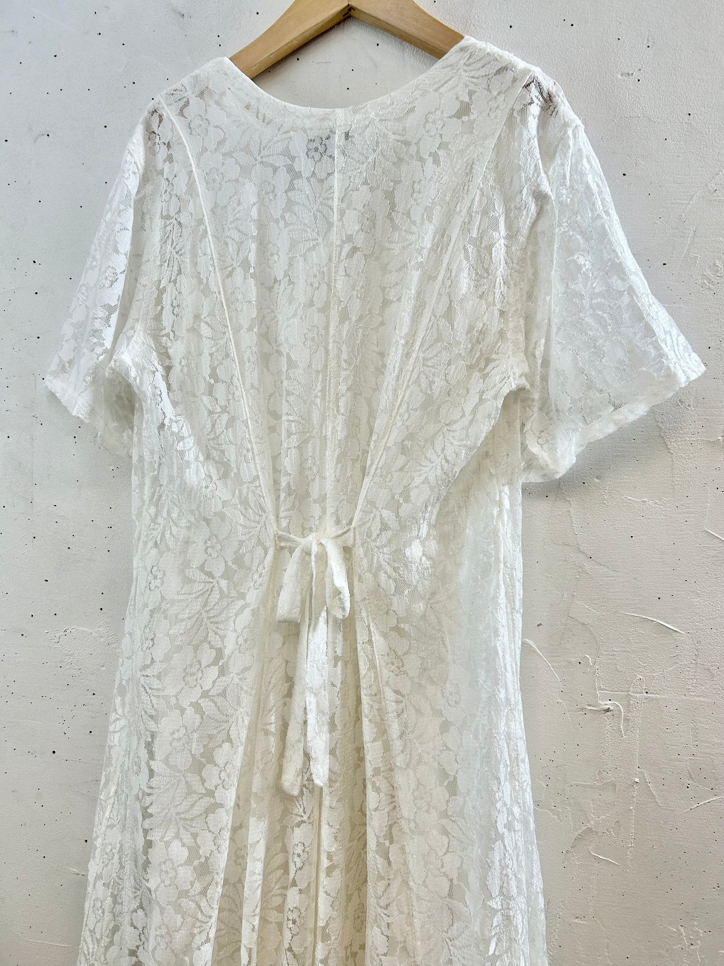 Vintage Lace Dress MADE IN INDIA [G30614]