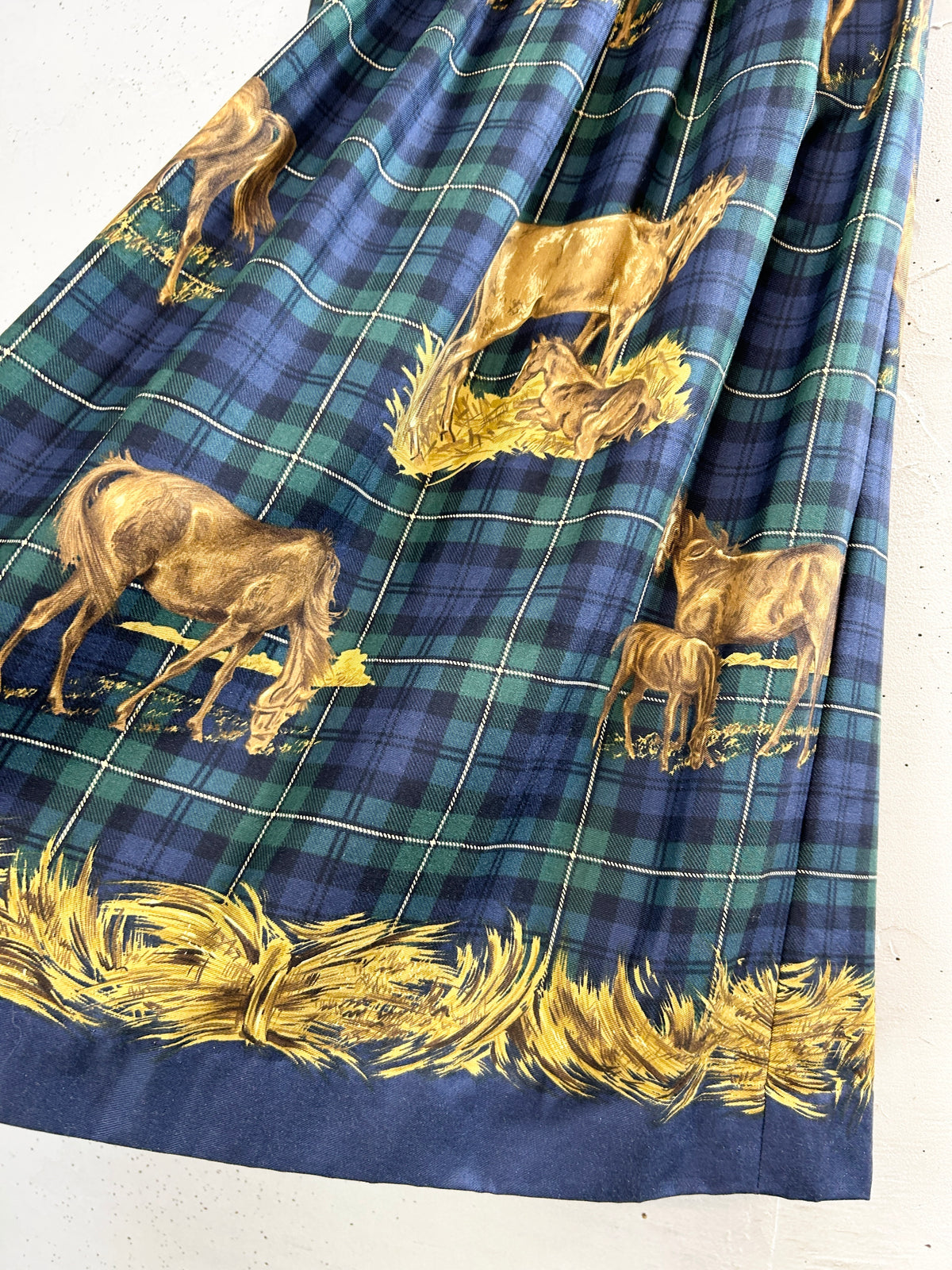 Vintage Pleated Skirt 〜Susan Bristol〜 [J34283]