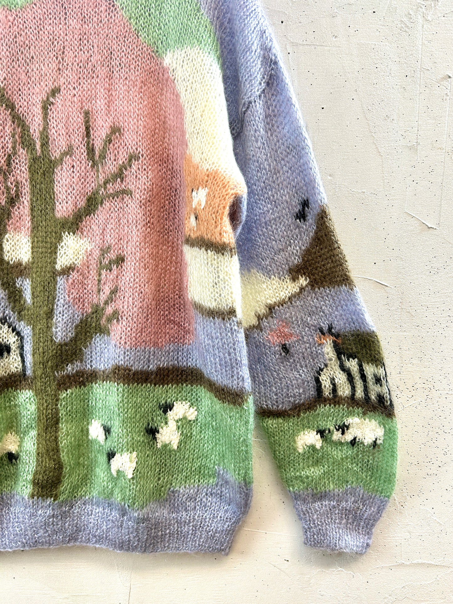 Vintage Mohair Knit Sweater [K30850]