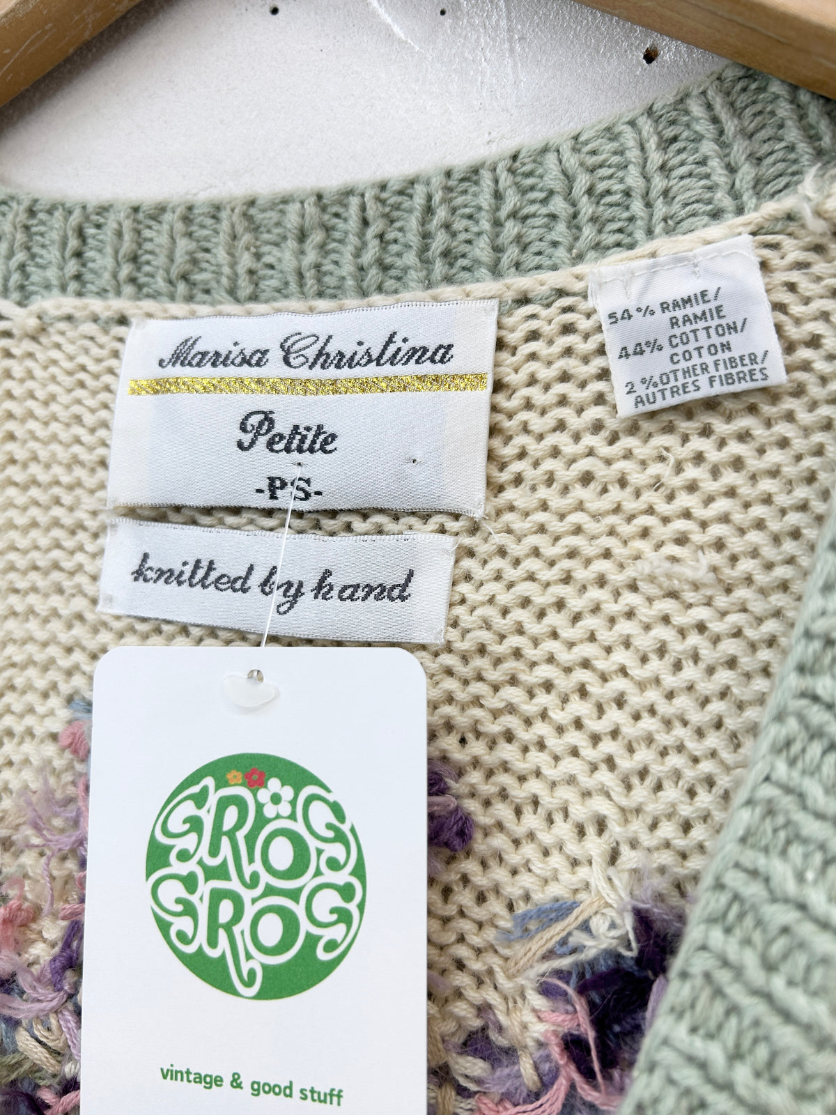 Vintage Knit Vest  [I33853]