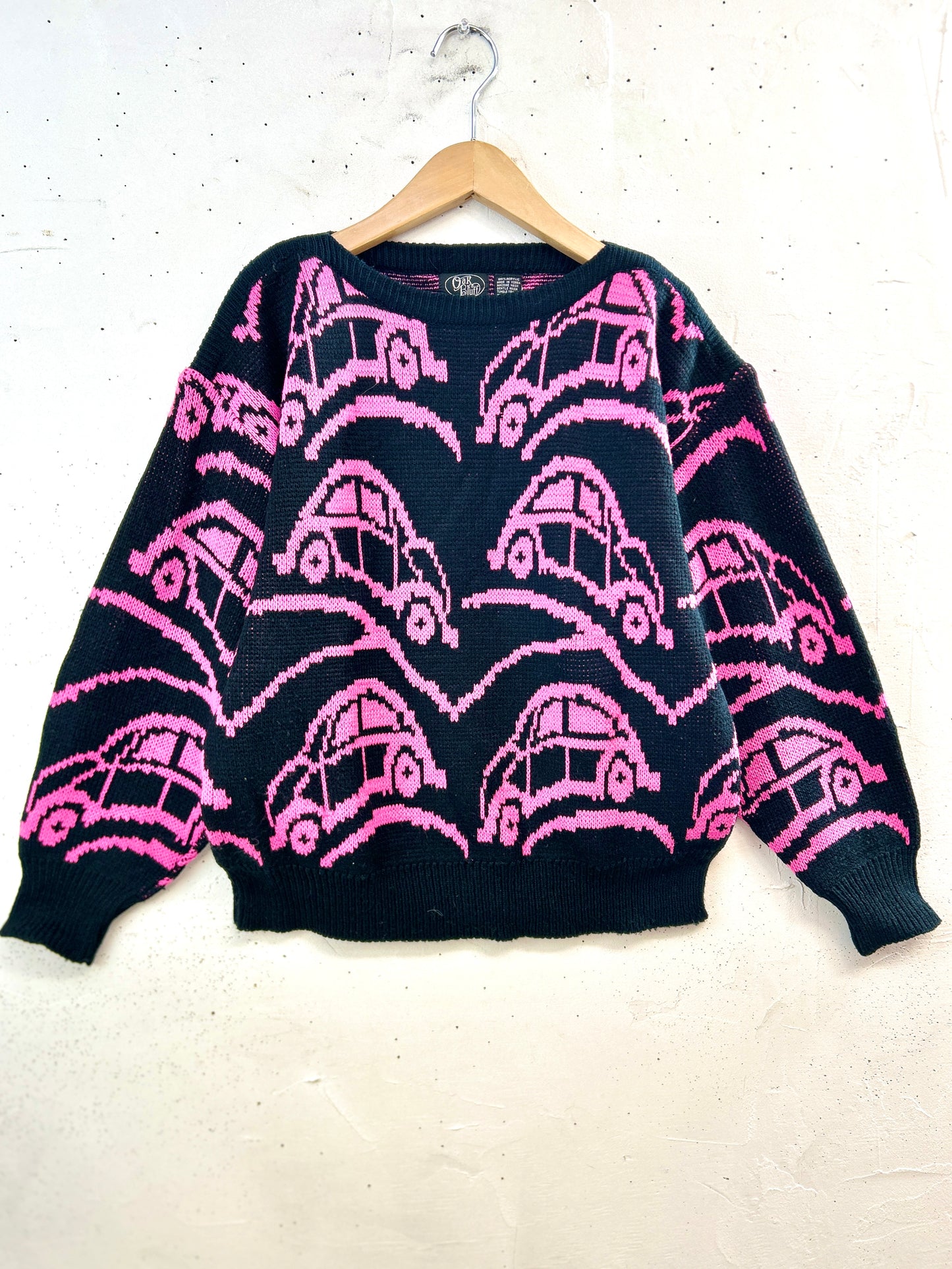 Vintage Fancy Knit Sweater  [L31086]