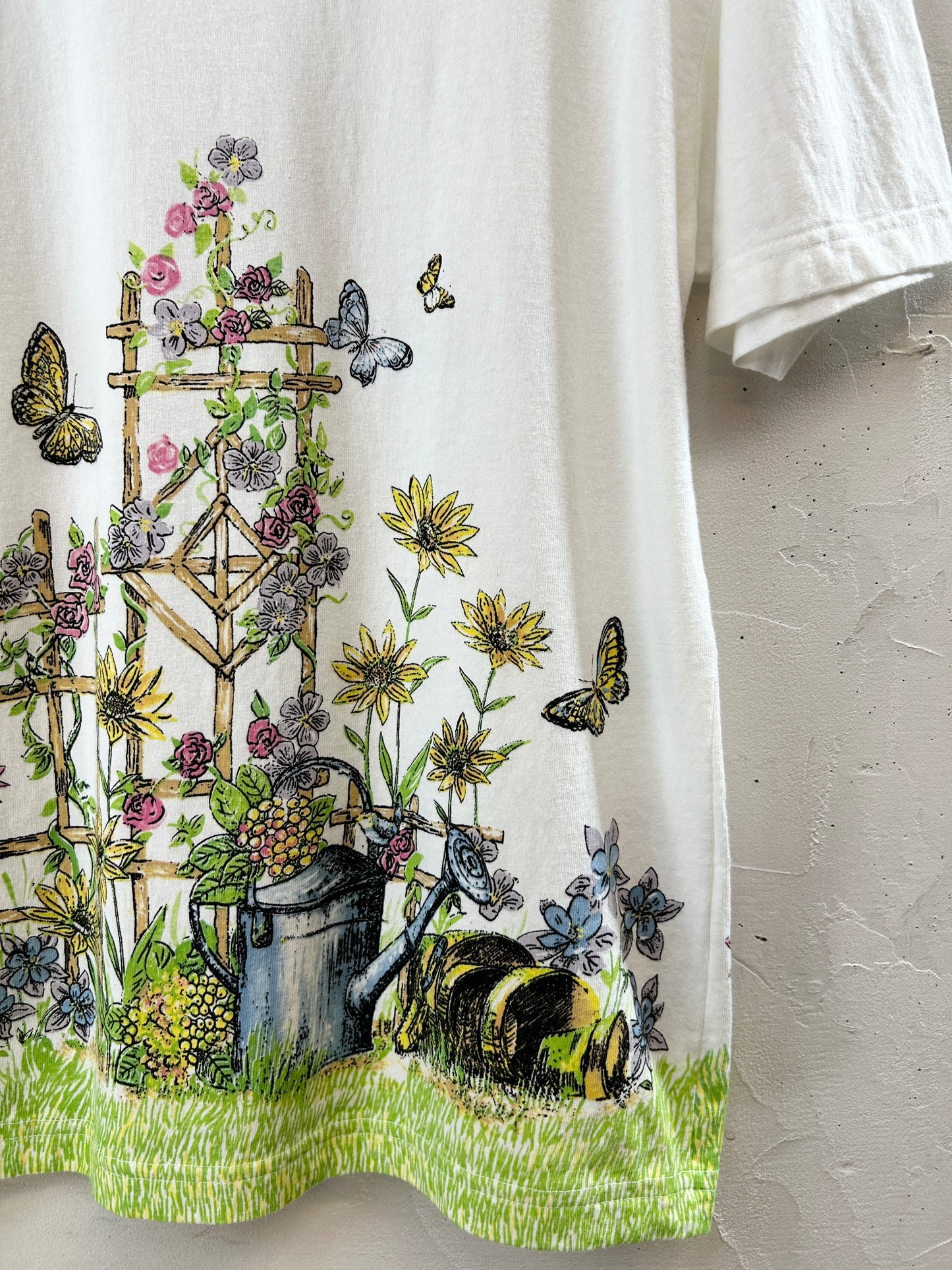 Vintage T SHIRT Flower [H30829]
