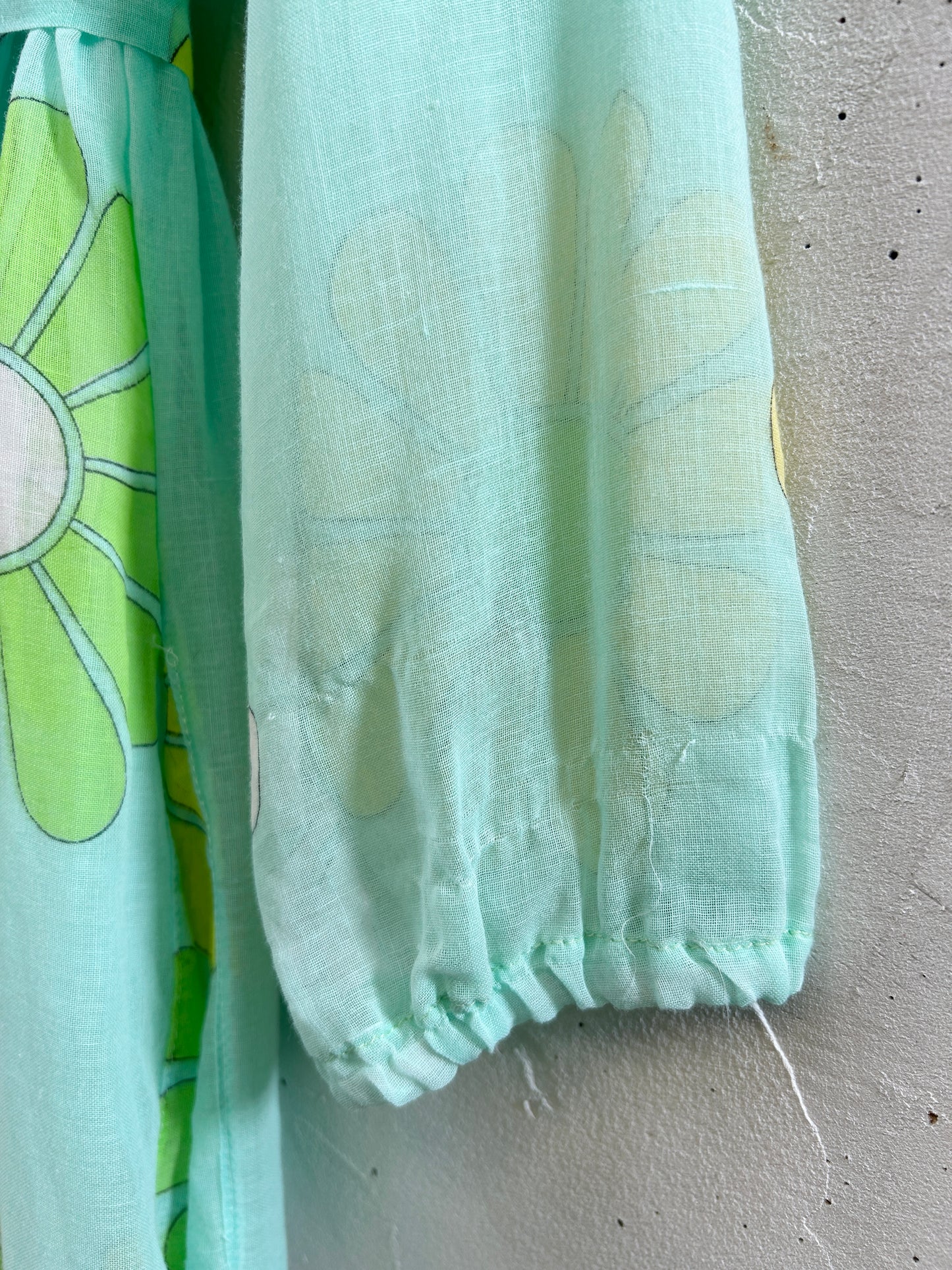 Vintage '70s Flower Dress [H30806]