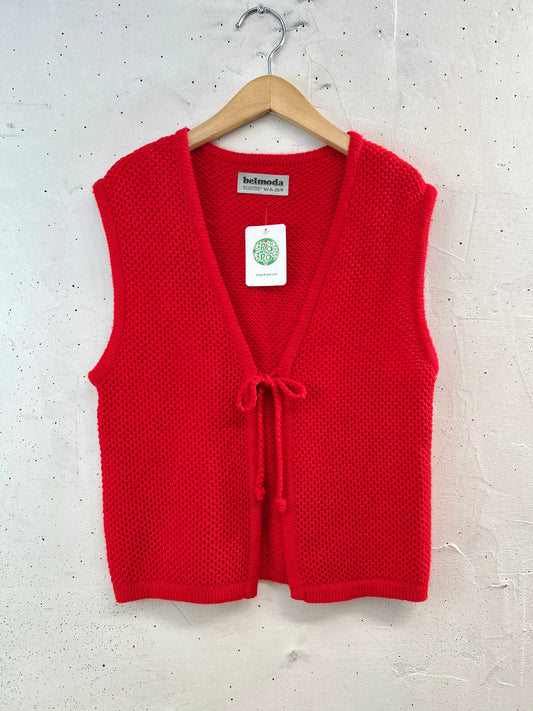Vintage Knit Vest [L31012]