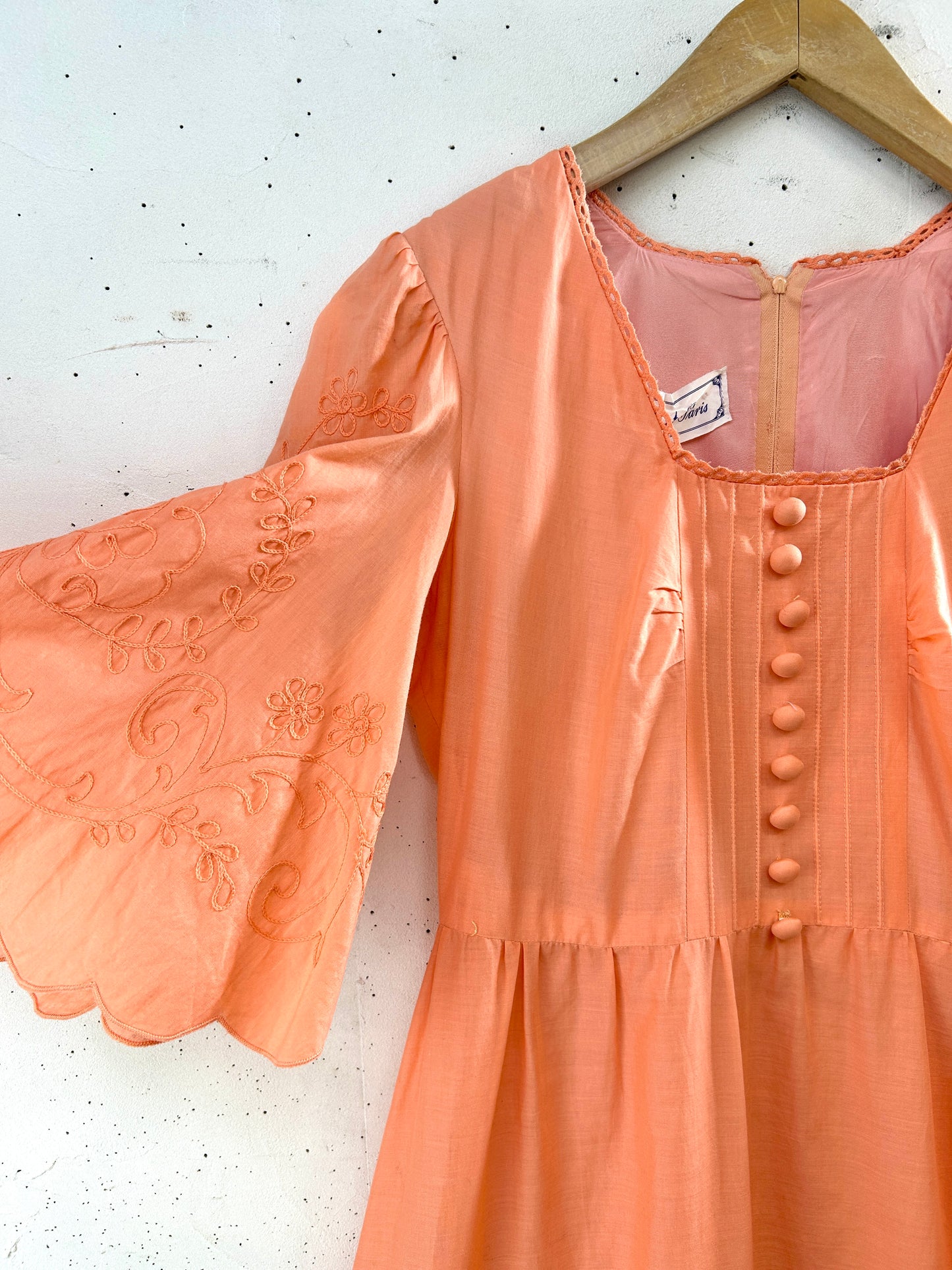 '70s Vintage Dress Mont Paris [F32684]