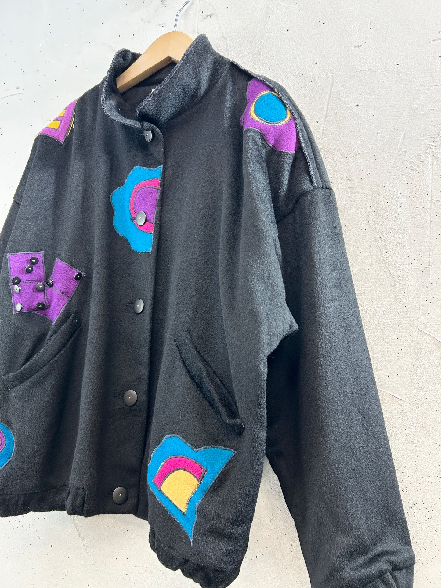 Vintage Wool Jacket Made in USA [K30761]