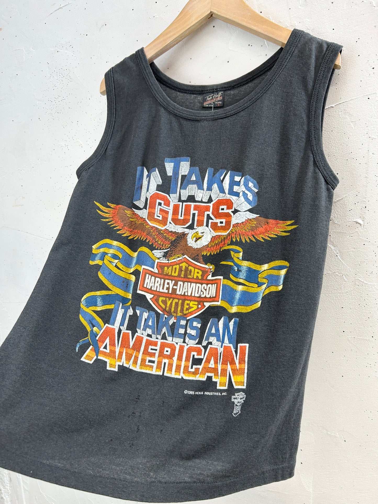 '80s Vintage T-Shirt 〜Harley Davidson〜 [H33417]