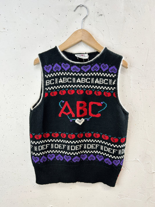 Vintage Knit Vest [I30201]