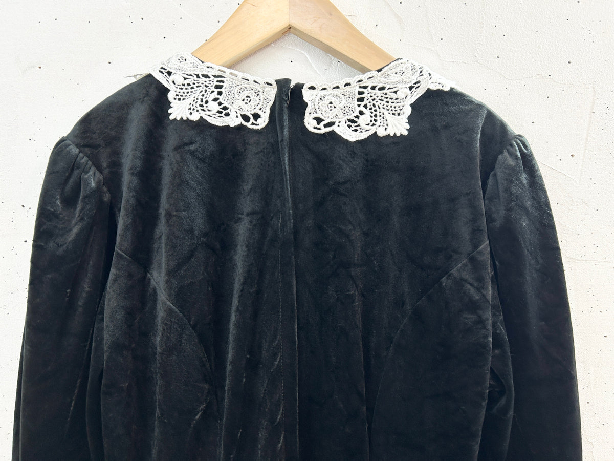 Vintage Velours Dress〜MADE IN USA〜 [J32454]