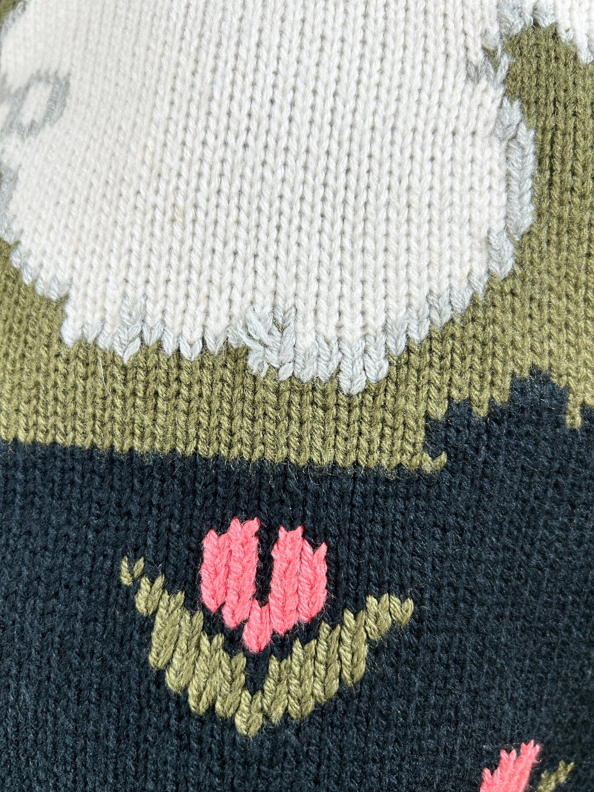 Vintage Knit Sweater[J34120]