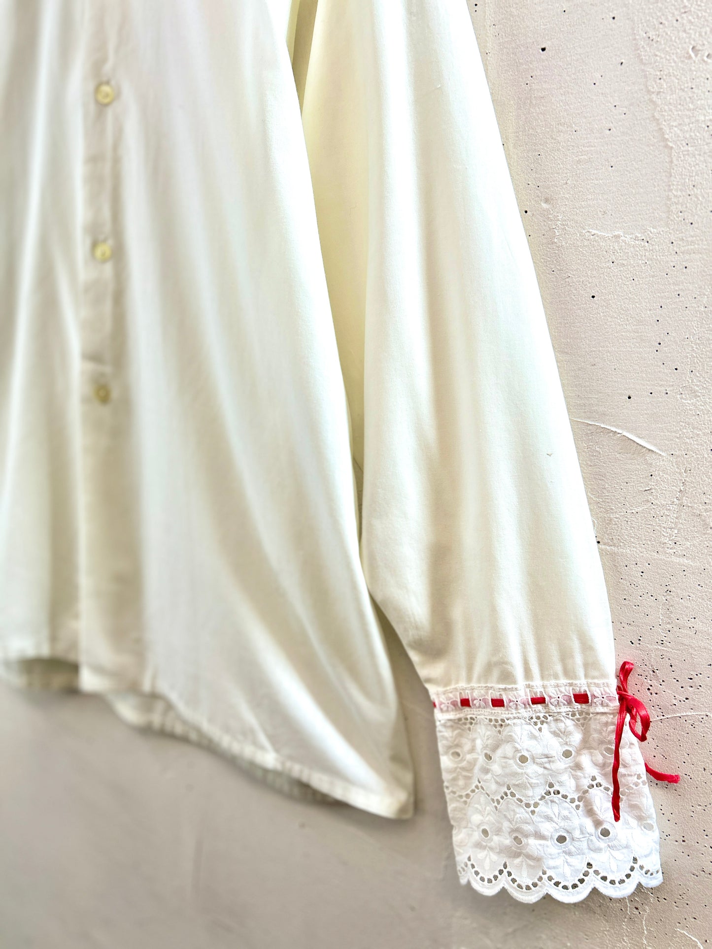 Vintage White Blouse  [K30846]