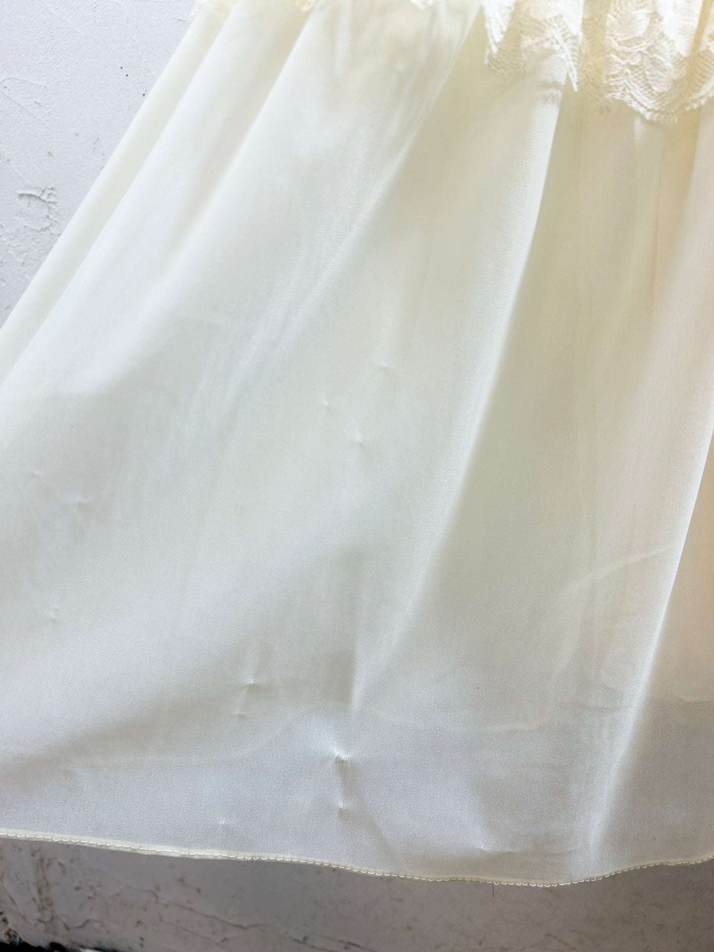 Vintage White Lace Dress [K30814]