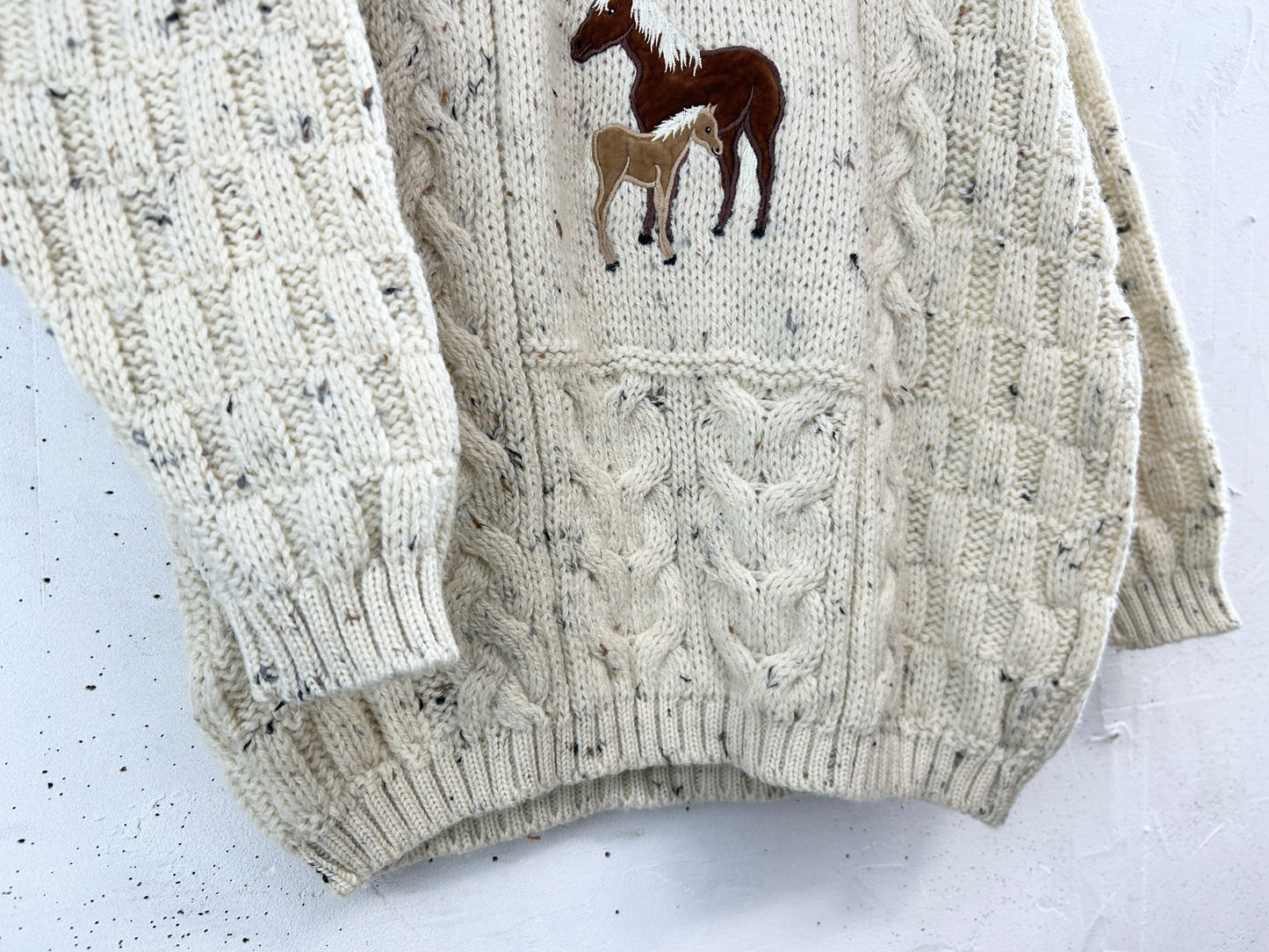 Vintage Knit Sweater 〜Villeger〜 [L31183]