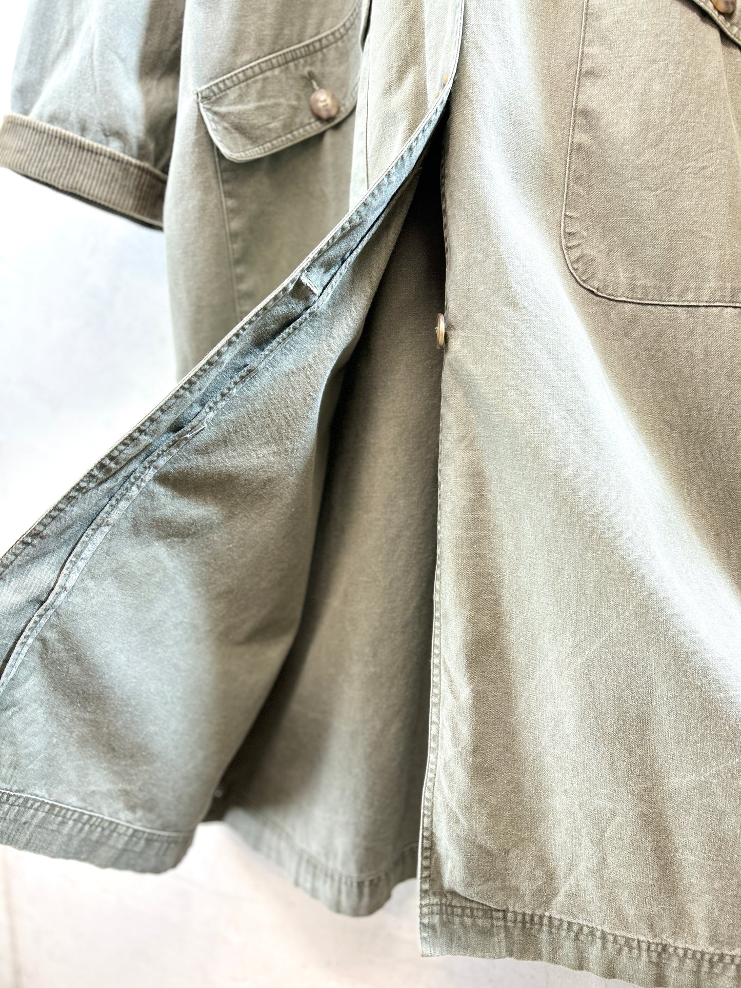 Vintage Duster Coat 〜L.L.Bean〜 MADE IN USA [K30770]