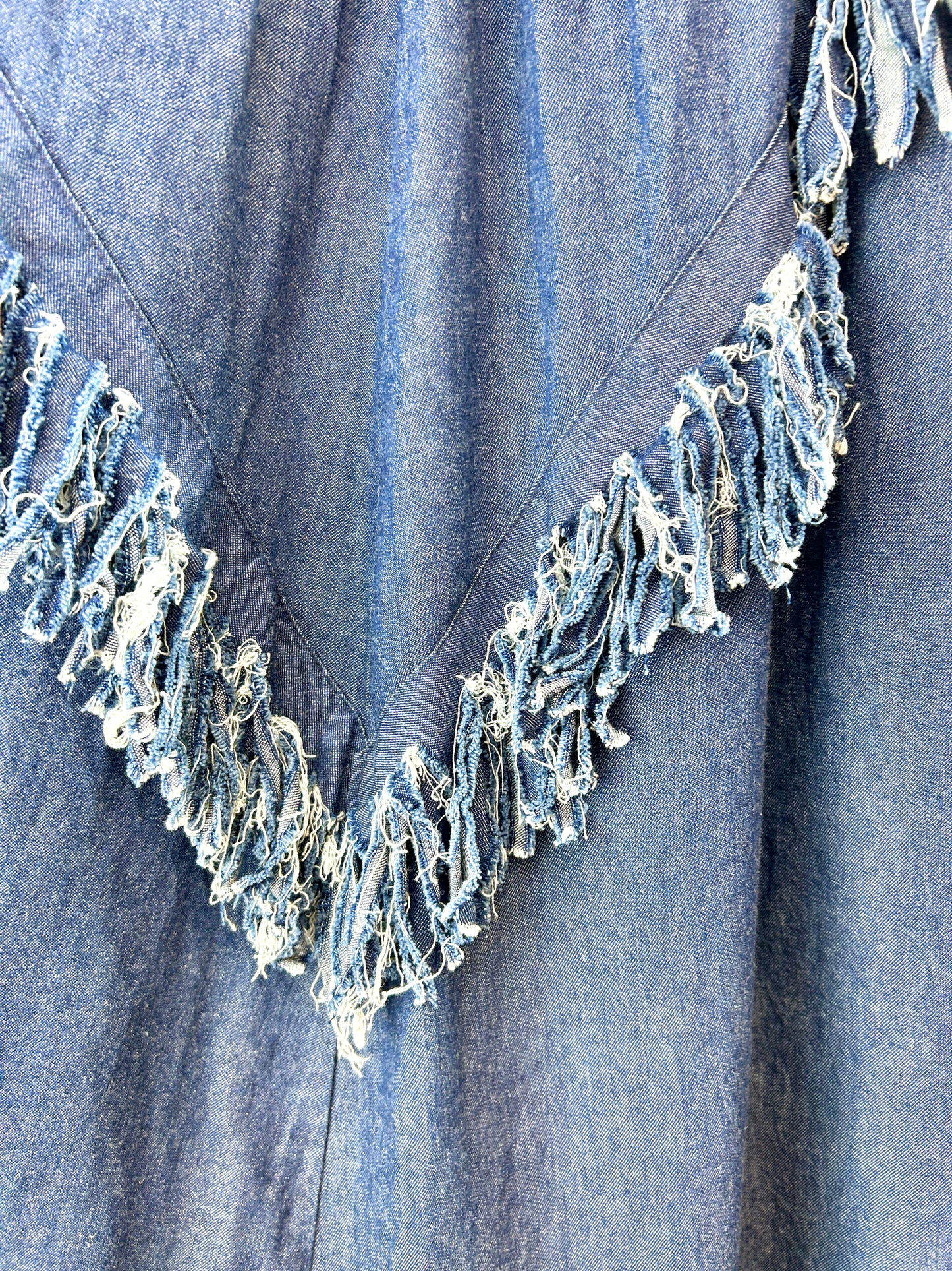Vintage Denim Skirt [I30265]