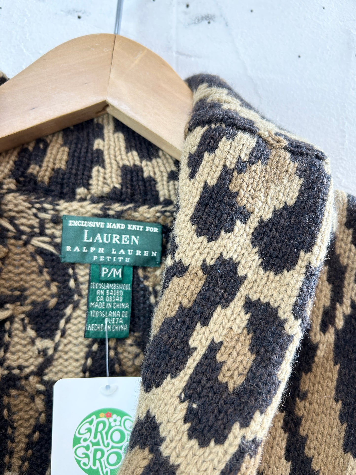 Vintage Knit Cardigan 〜Ralph Lauren〜 [J30660]