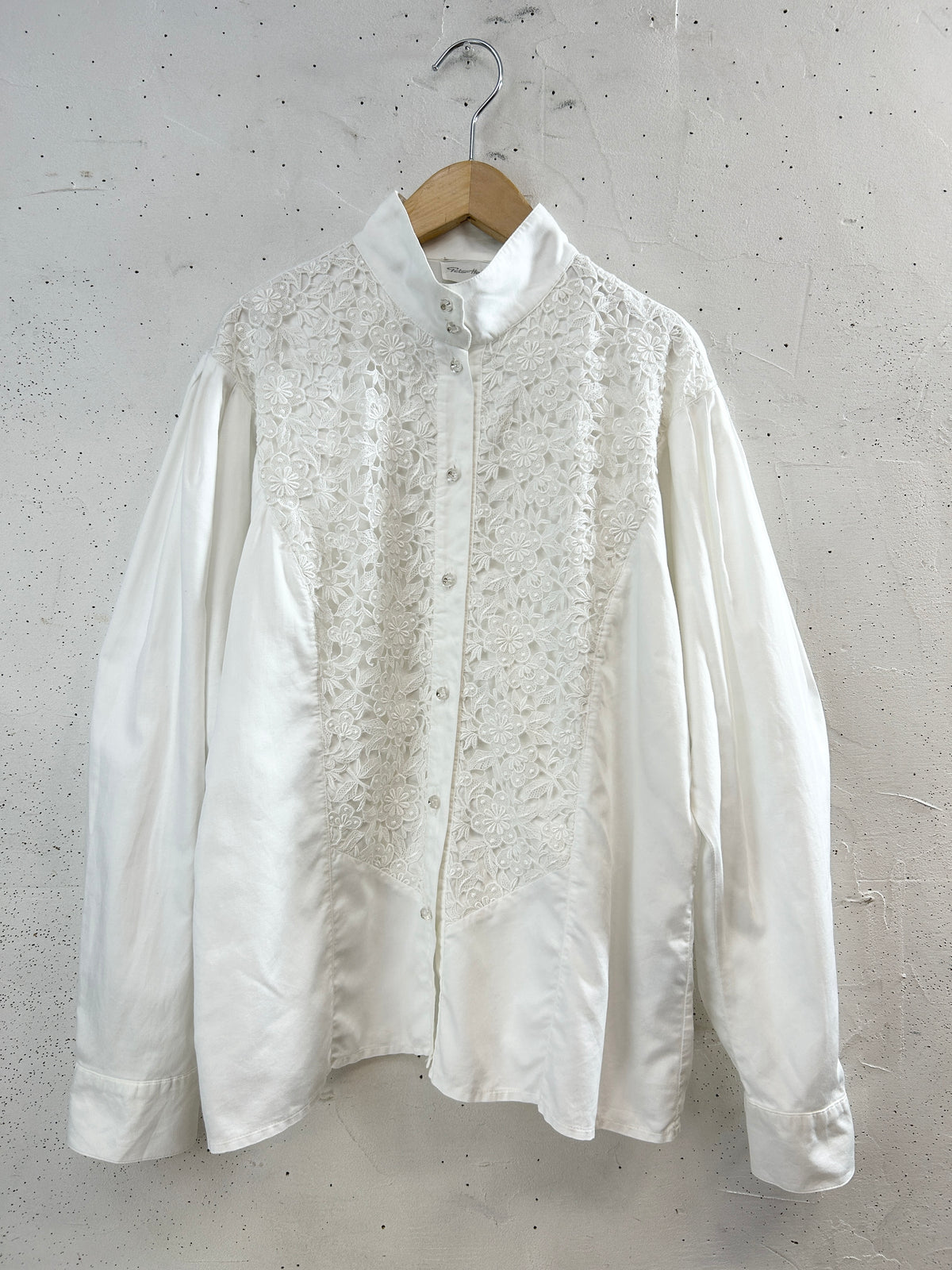 Vintage White Blouse [J34073]
