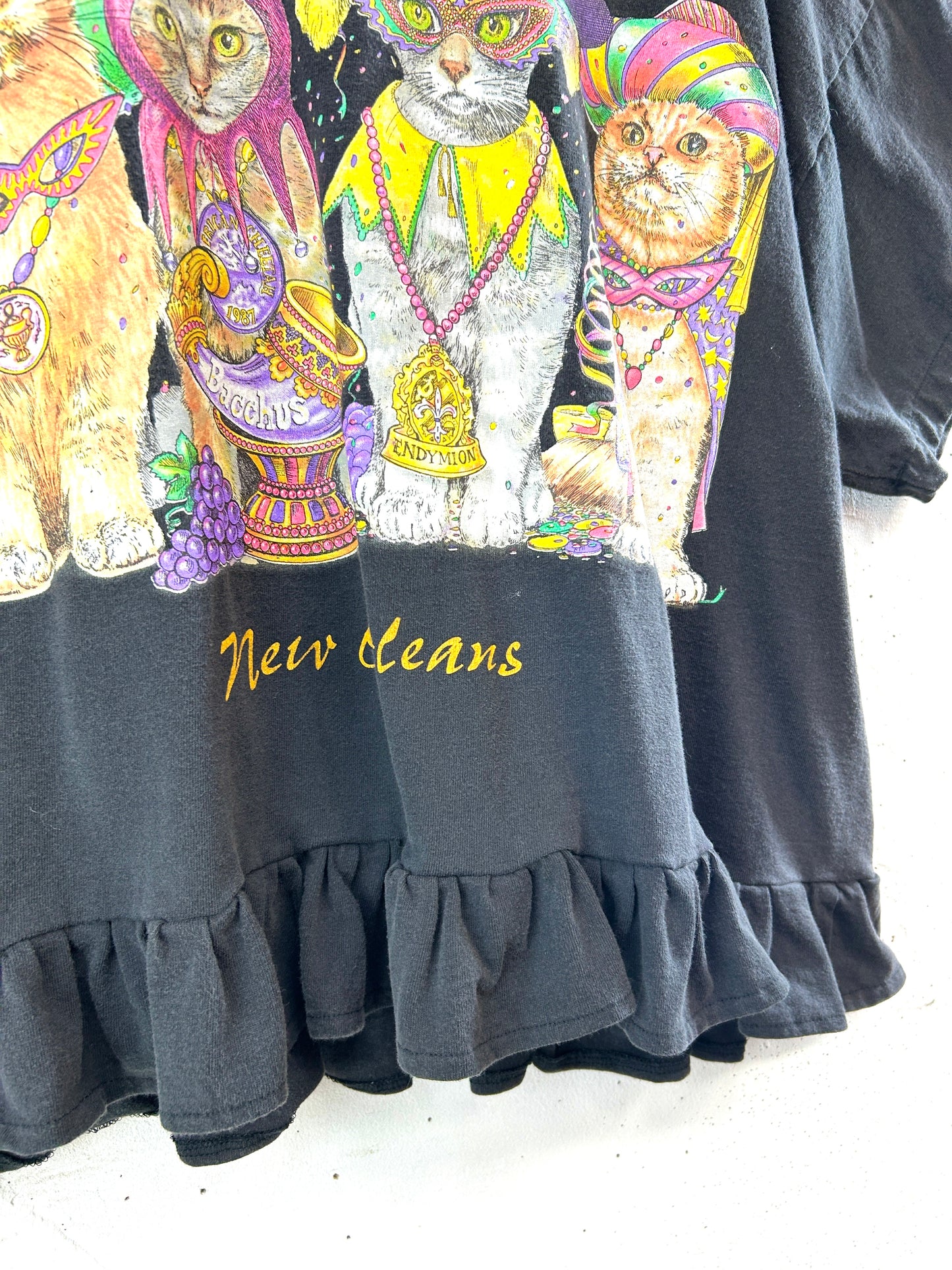 Vintage T Shirt 〜Funny dot CRAZY〜 [F32746]
