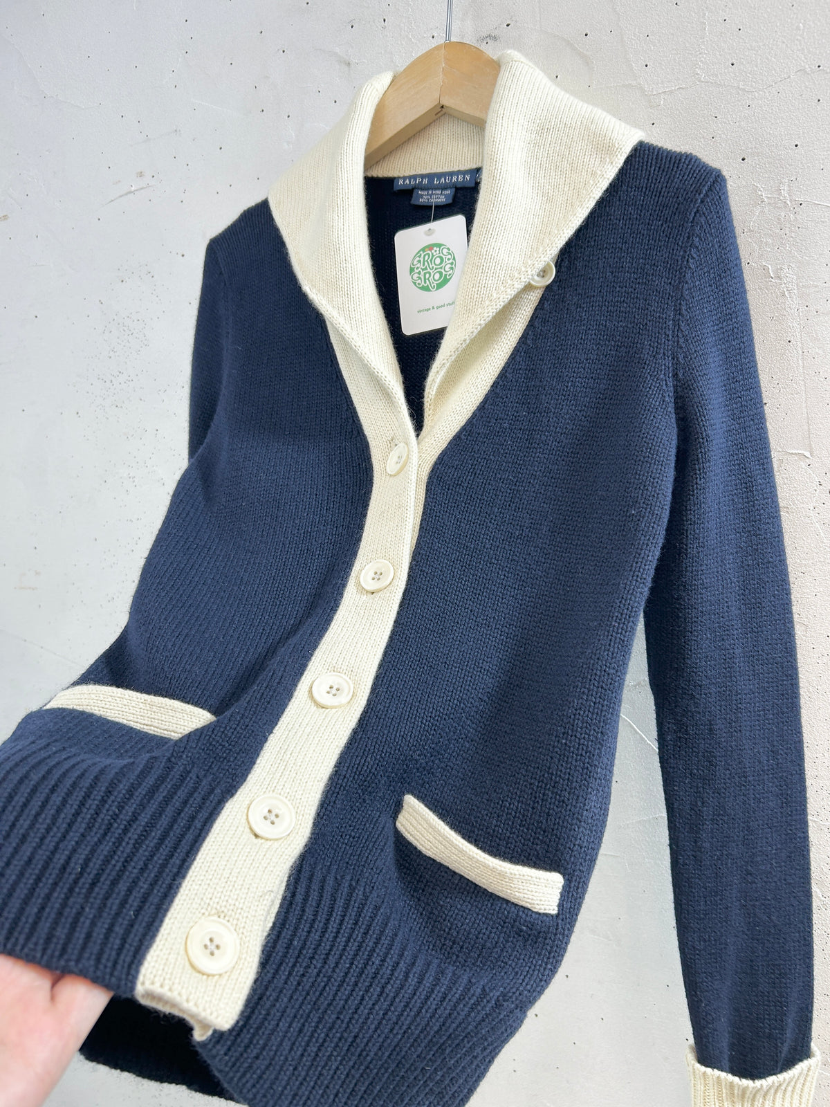 Vintage Knit Cardigan 〜Ralph Lauren〜 [J34212]