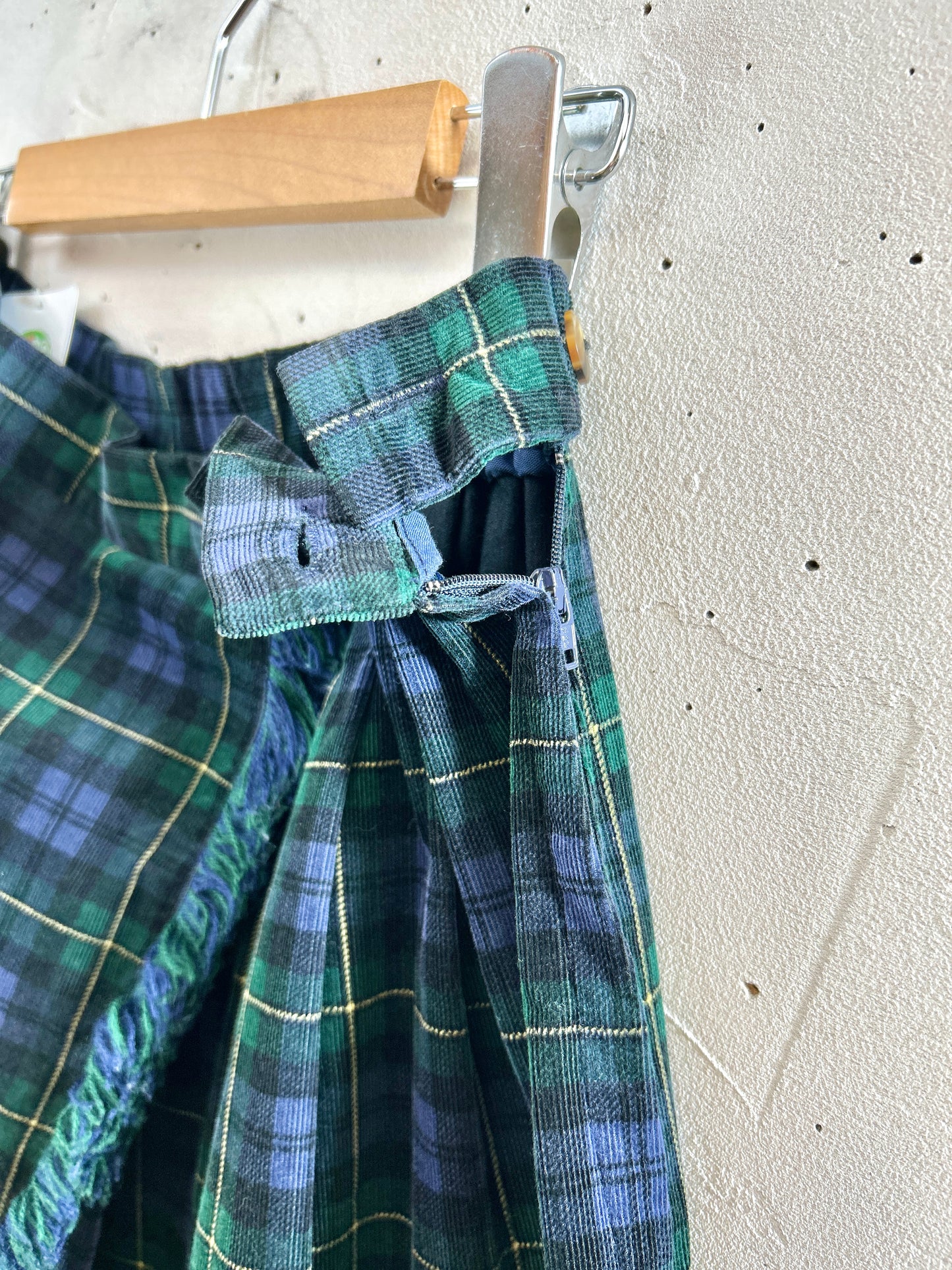 Vintage Plaid Skirt 〜SUSAN BRISTOL〜MADE INCANADA  [J30436]