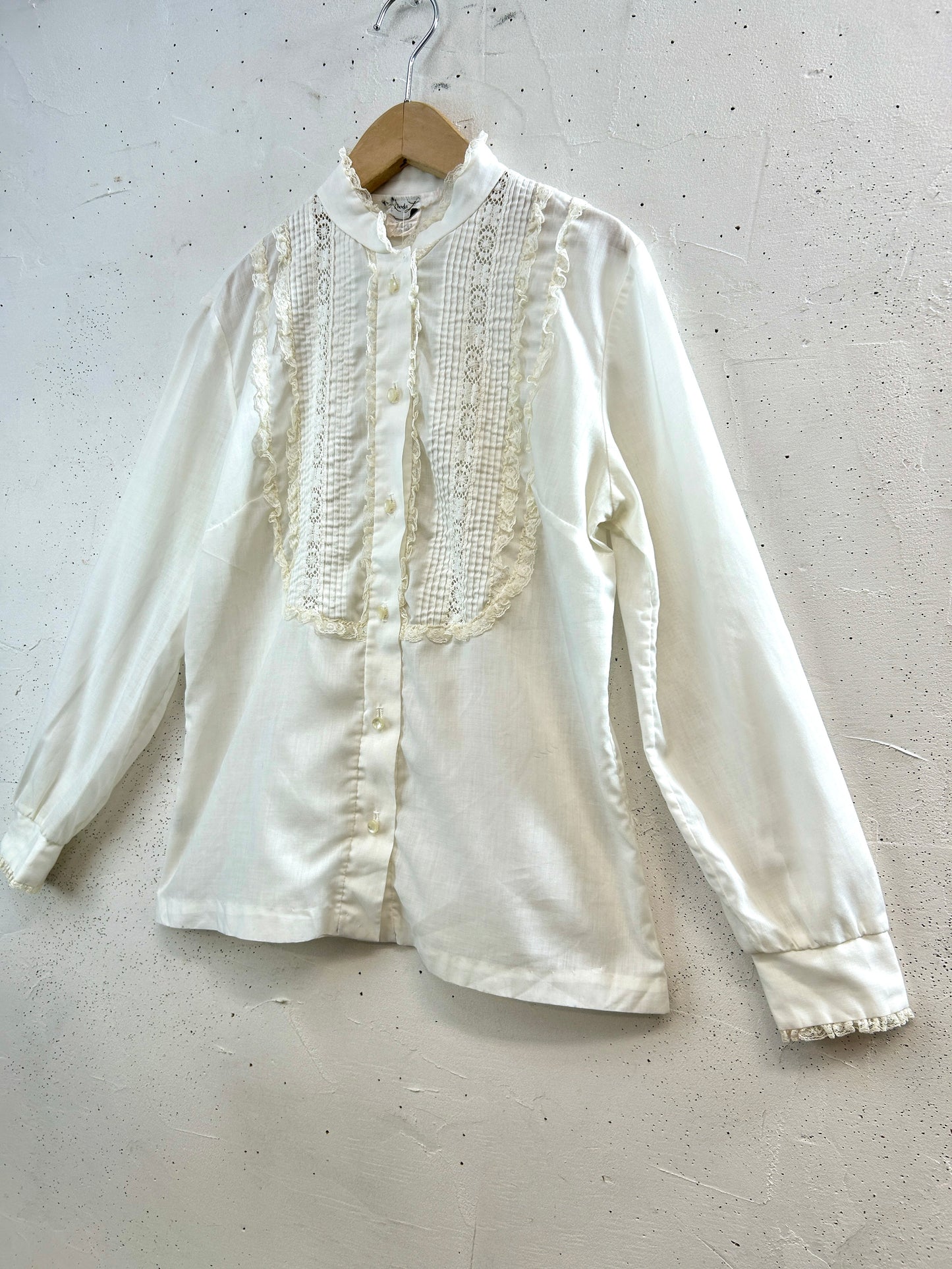 60s Vintage White Shirt [G33104]