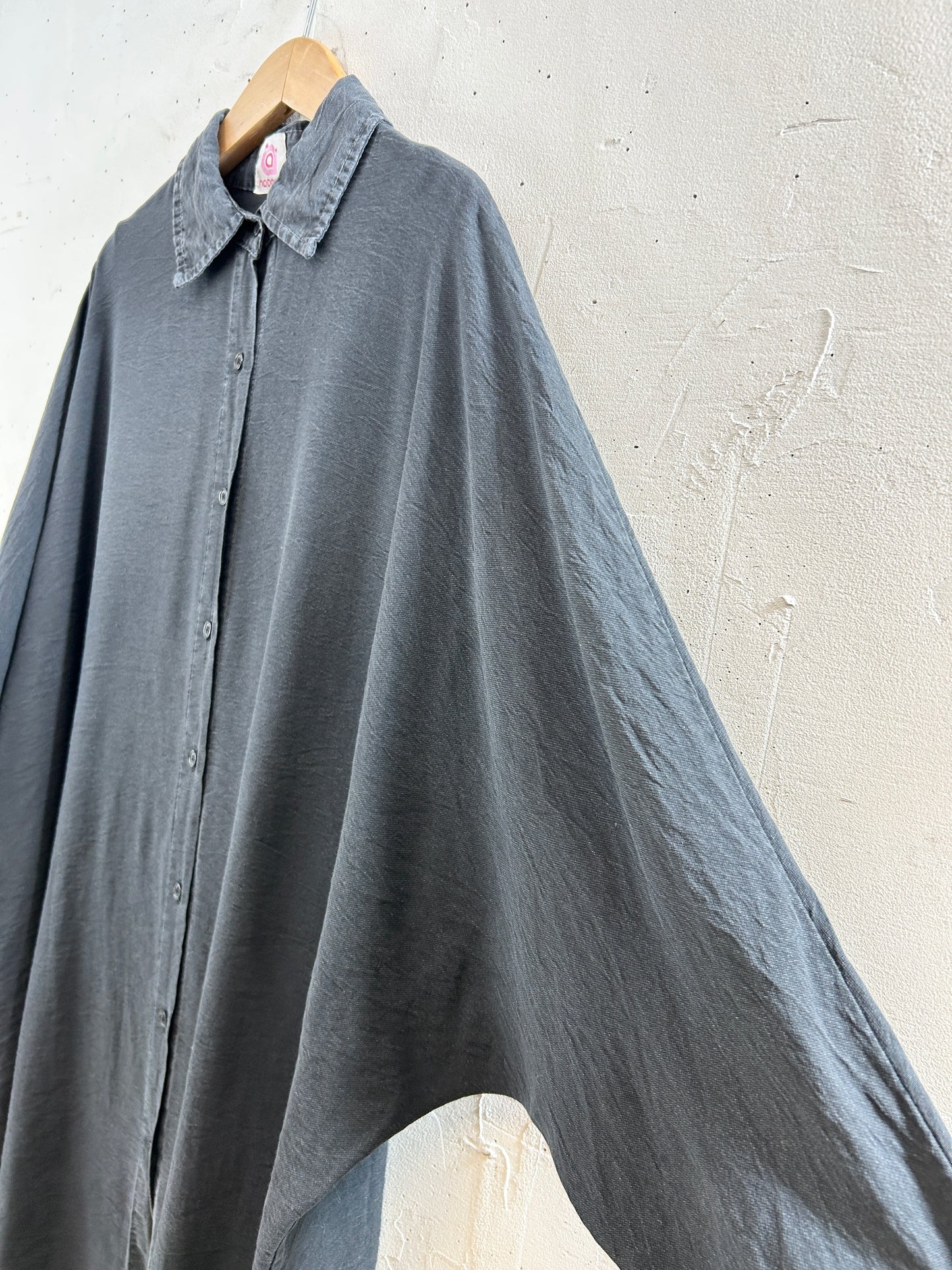 Vintage Black Shirt MADE IN ITALY [I30129]