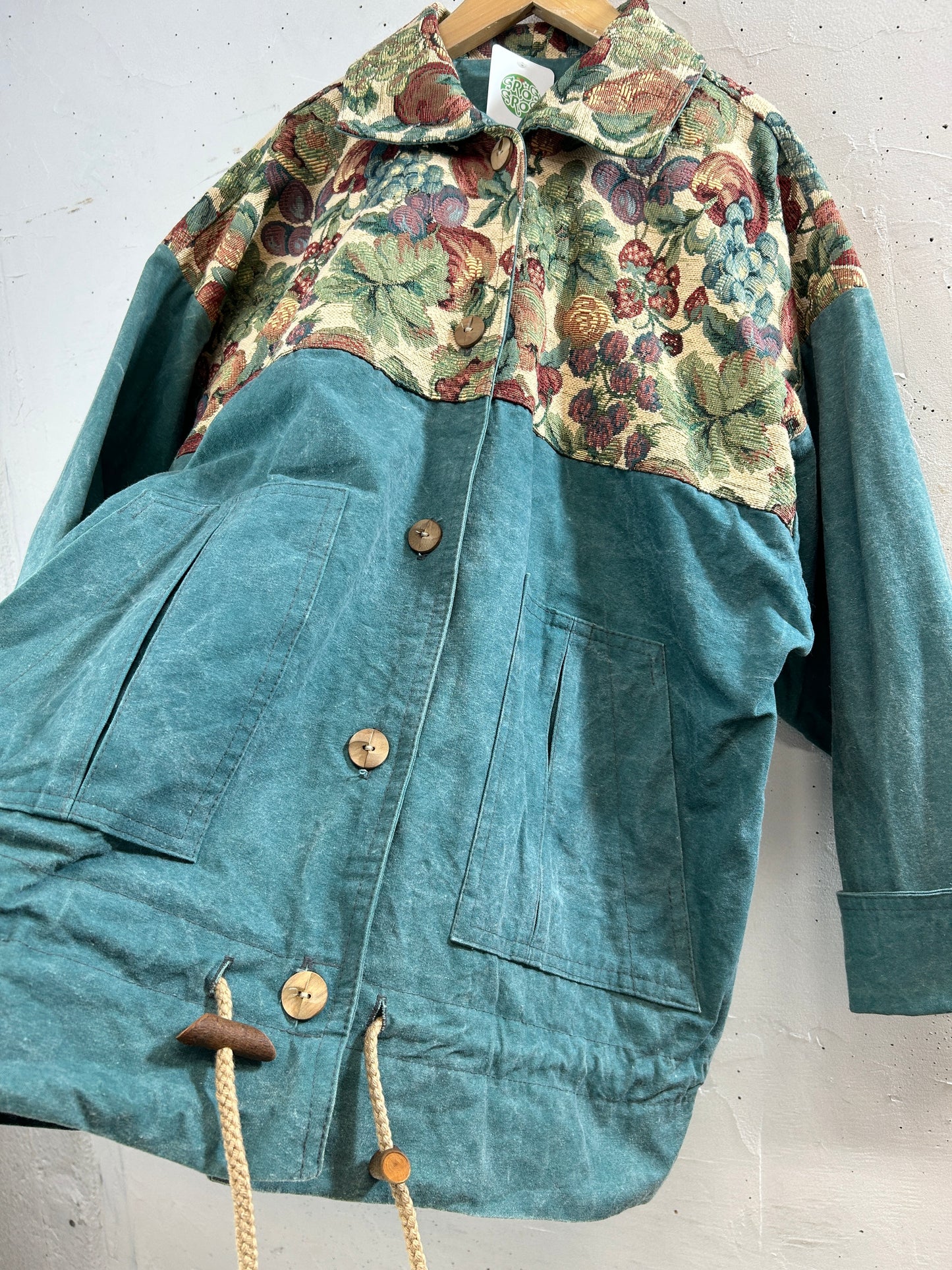 Vintage Canvas&Gobelin Jacket [I33690]