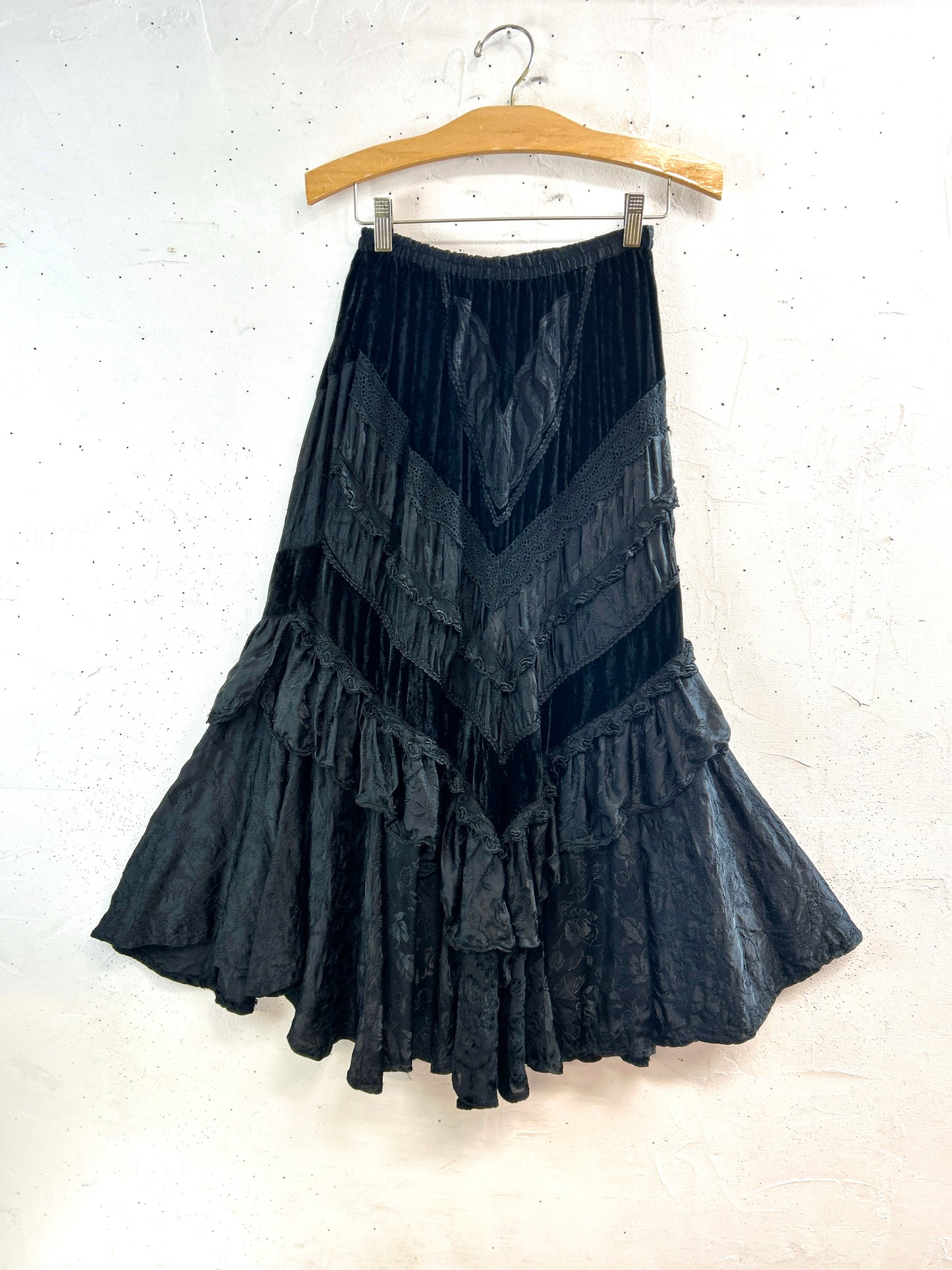Vintage Velour Skirt [L31171]